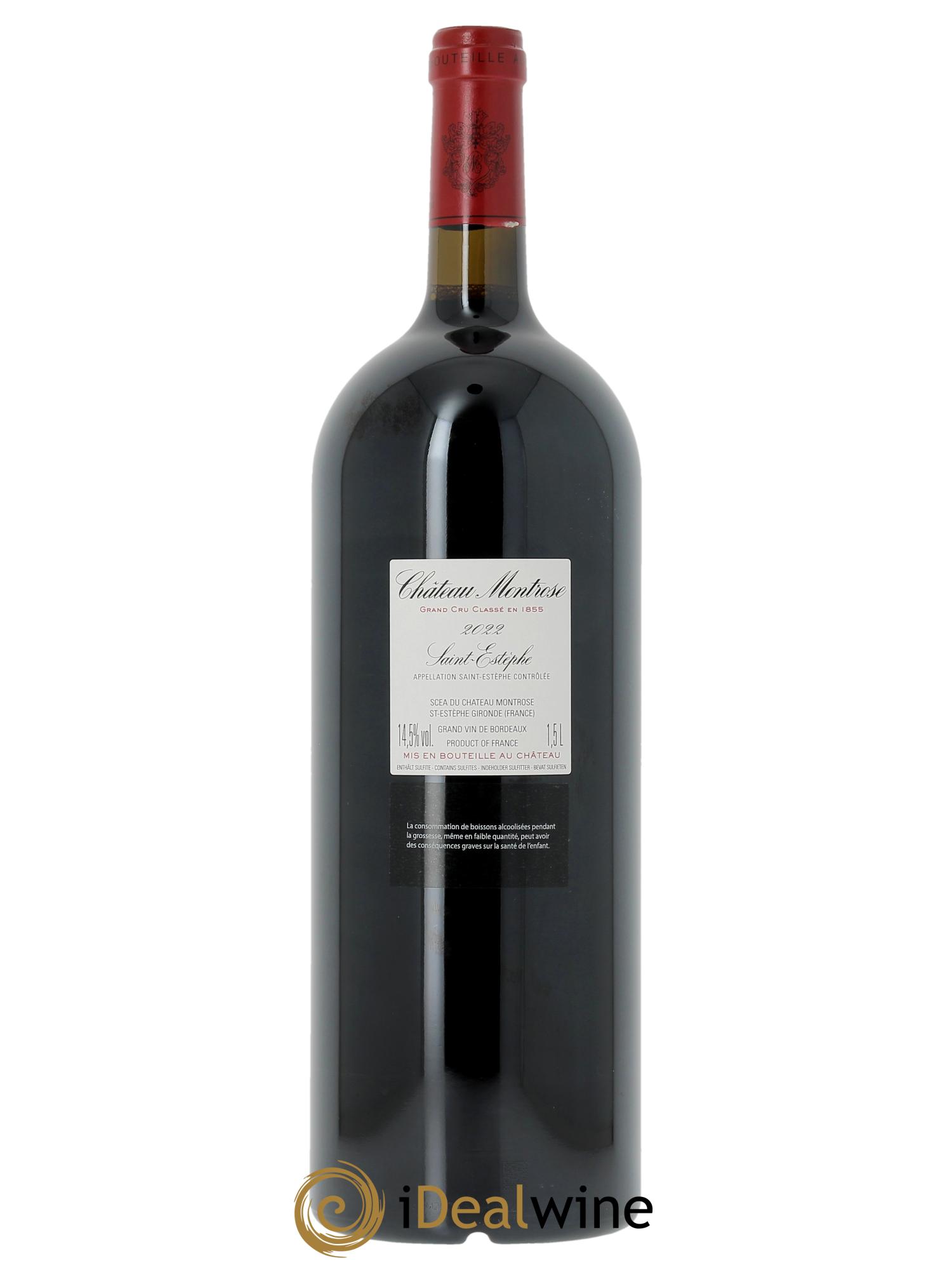 Château Montrose 2ème Grand Cru Classé (Cassetta in legno a partire da 3 mg) 2022 - Lotto di 1 magnum - 1