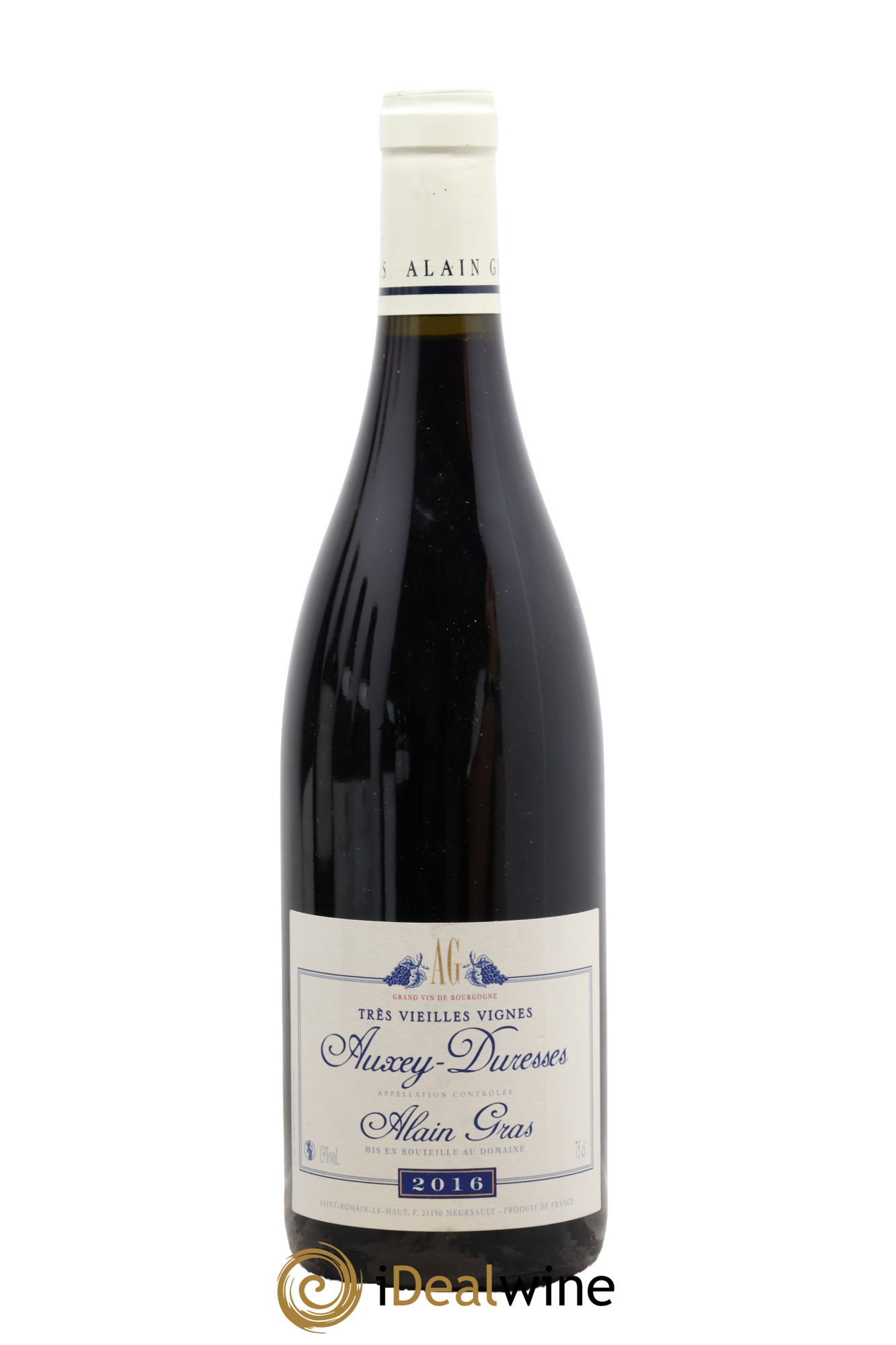 Auxey-Duresses Très Vieilles Vignes Alain Gras 2016 - Lot de 1 bouteille - 0