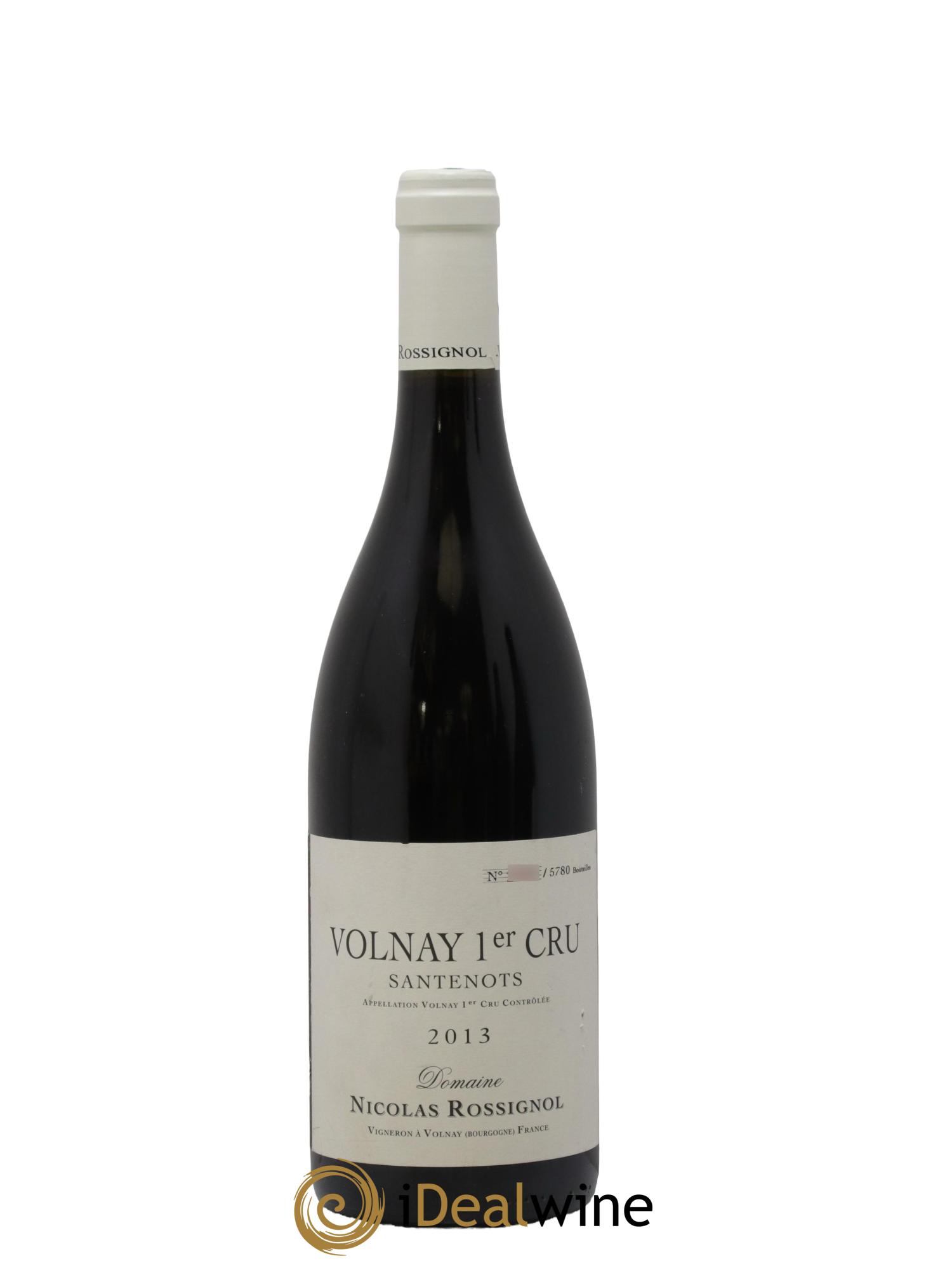 Volnay 1er Cru Santenots Nicolas Rossignol 2013 - Lotto di 1 bottiglia - 0