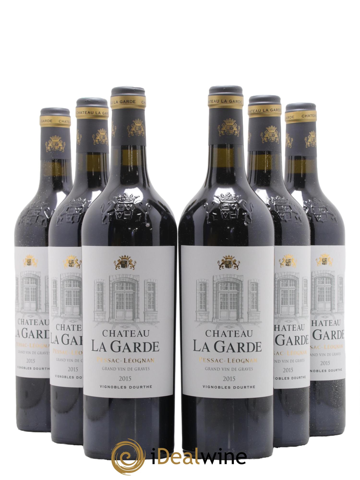 Château la Garde 2015 - Lot of 6 bottles - 0
