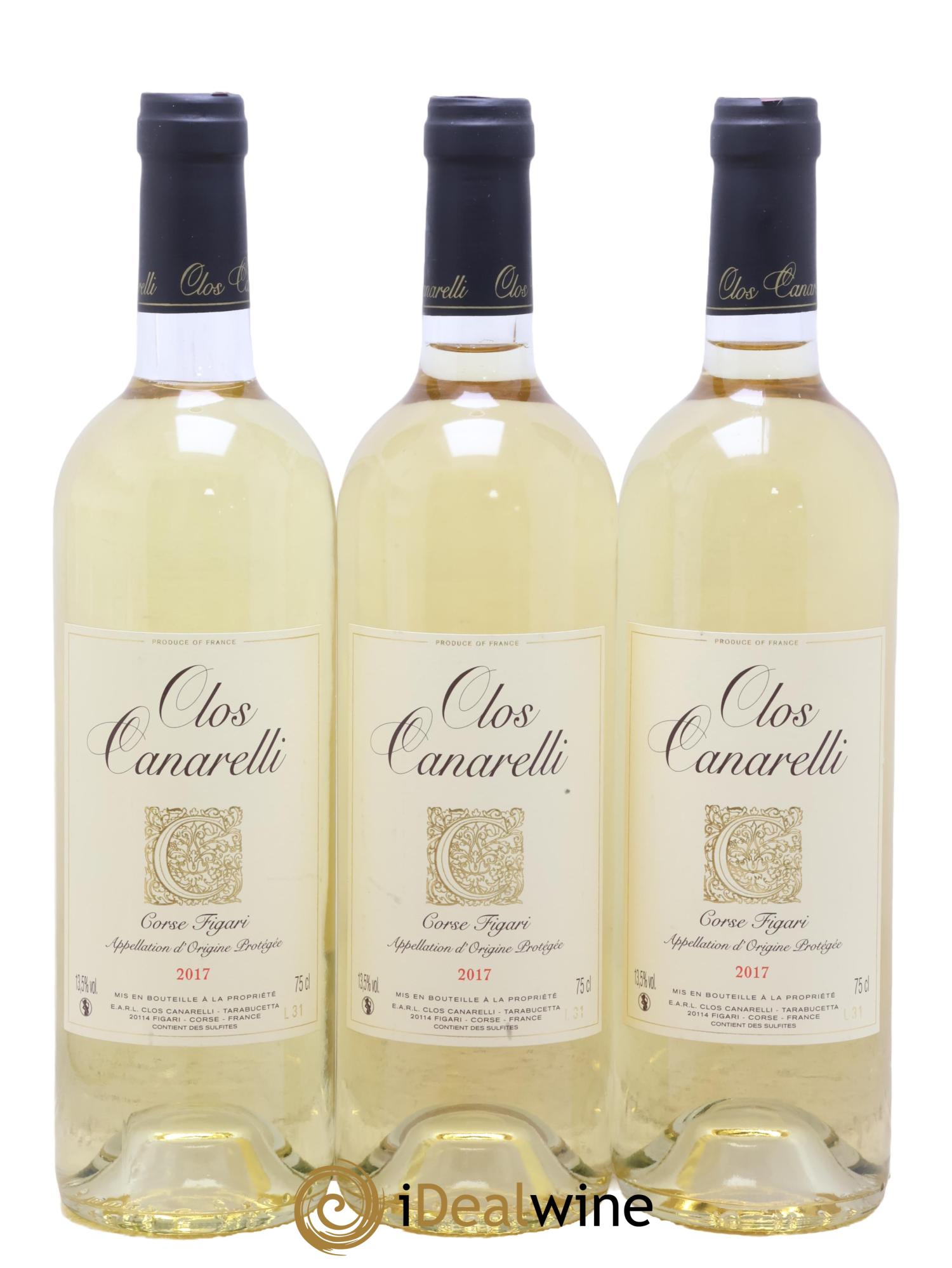 Figari Clos Canarelli 2017 - Lot de 3 bouteilles - 0