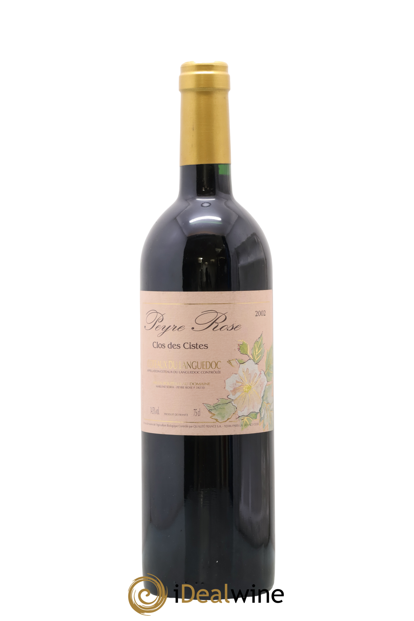 Vin de France (anciennement Coteaux du Languedoc) Domaine Peyre Rose Les Cistes Marlène Soria 2002 - Lot of 1 bottle - 0