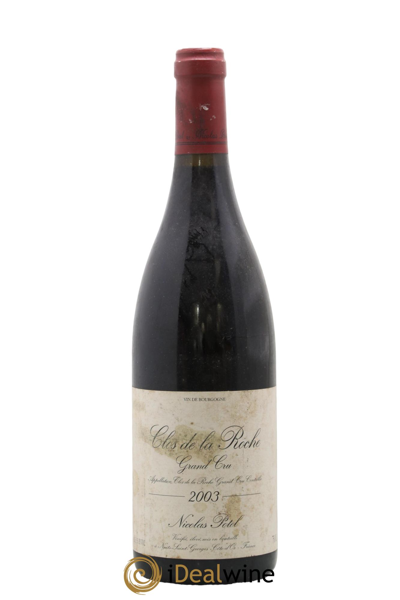 Clos de la Roche Grand Cru Nicolas Potel 2003 - Posten von 1 Flasche - 0