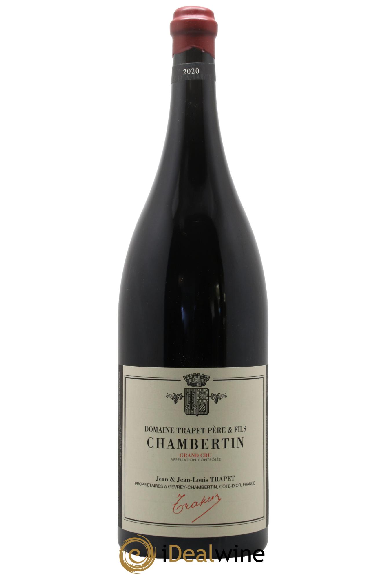 Chambertin Grand Cru Domaine Trapet 2020 - Lot de 1 double magnum - 1
