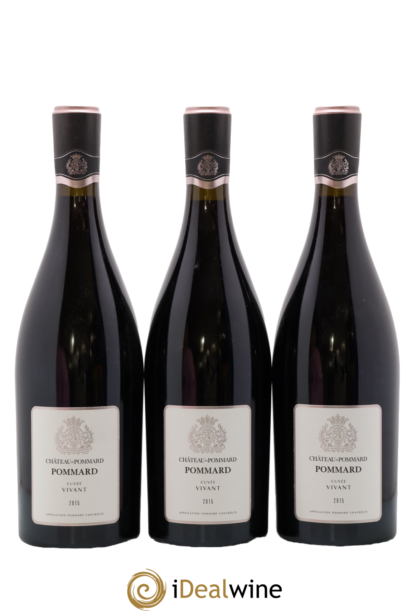 Pommard Vivant Château de Pommard 2015 - Lote de 3 botellas - 0