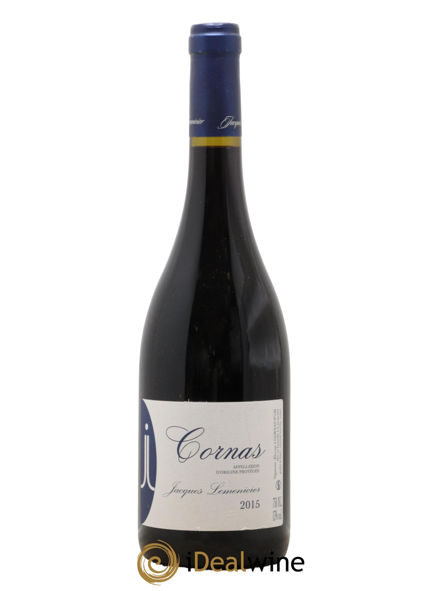 Cornas Jacques Lemenicier 2015 - Lot de 1 bouteille - 0