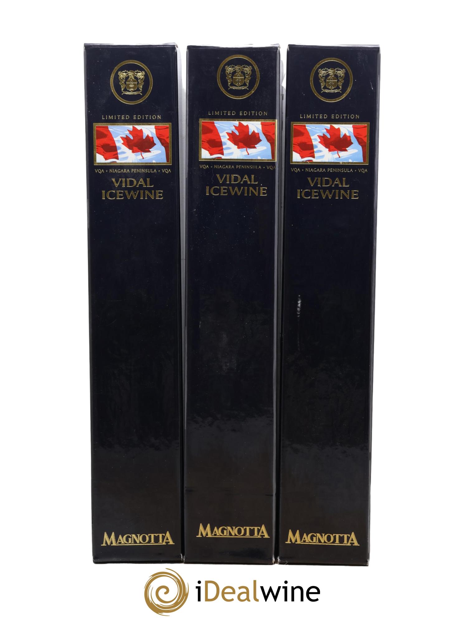Icewine Vidal Magnotta 2005 - Lot of 3 half-bottles - 1