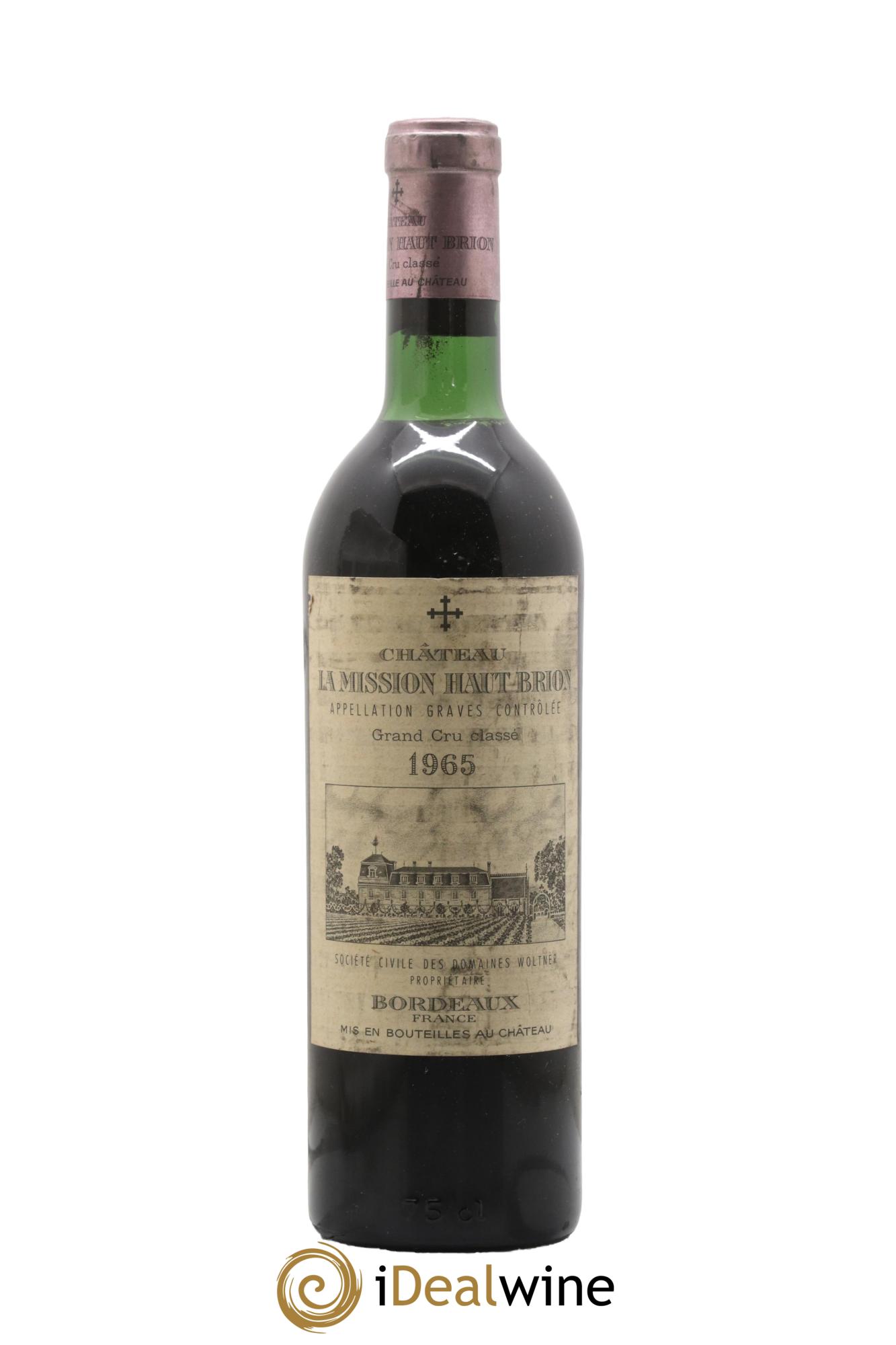 Château la Mission Haut-Brion Cru Classé de Graves 1965 - Lot of 1 bottle - 0