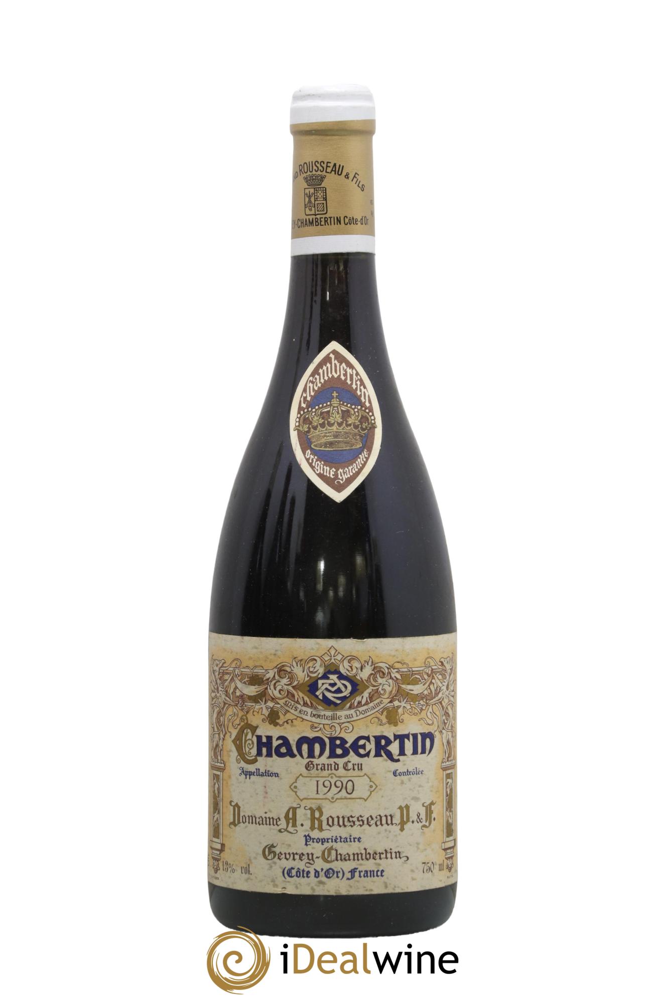 Chambertin Grand Cru Armand Rousseau (Domaine) 1990 - Lotto di 1 bottiglia - 0