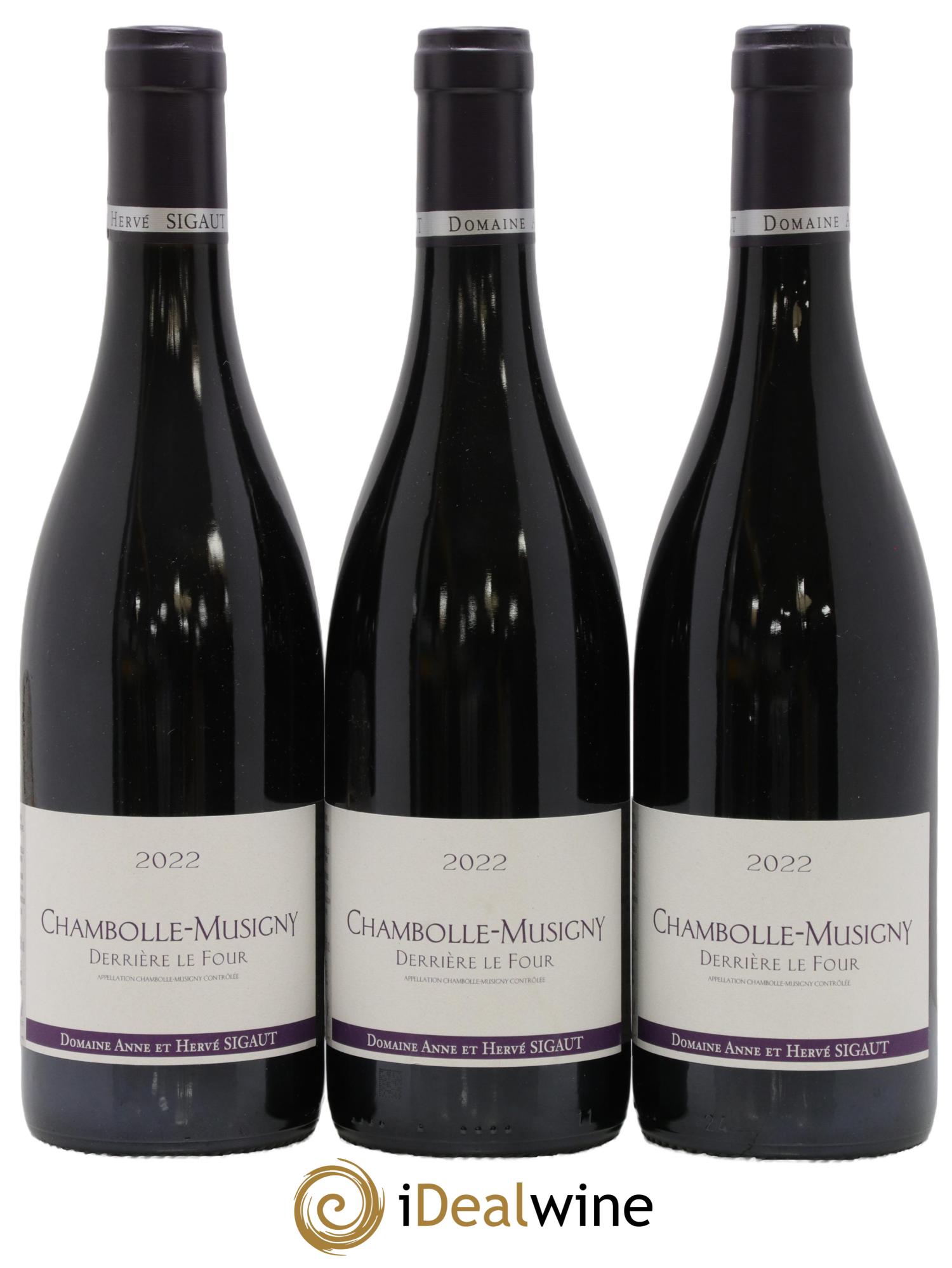Chambolle-Musigny Derrière le Four Anne et Hervé Sigaut (Domaine) 2022 - Lot de 3 bouteilles - 0