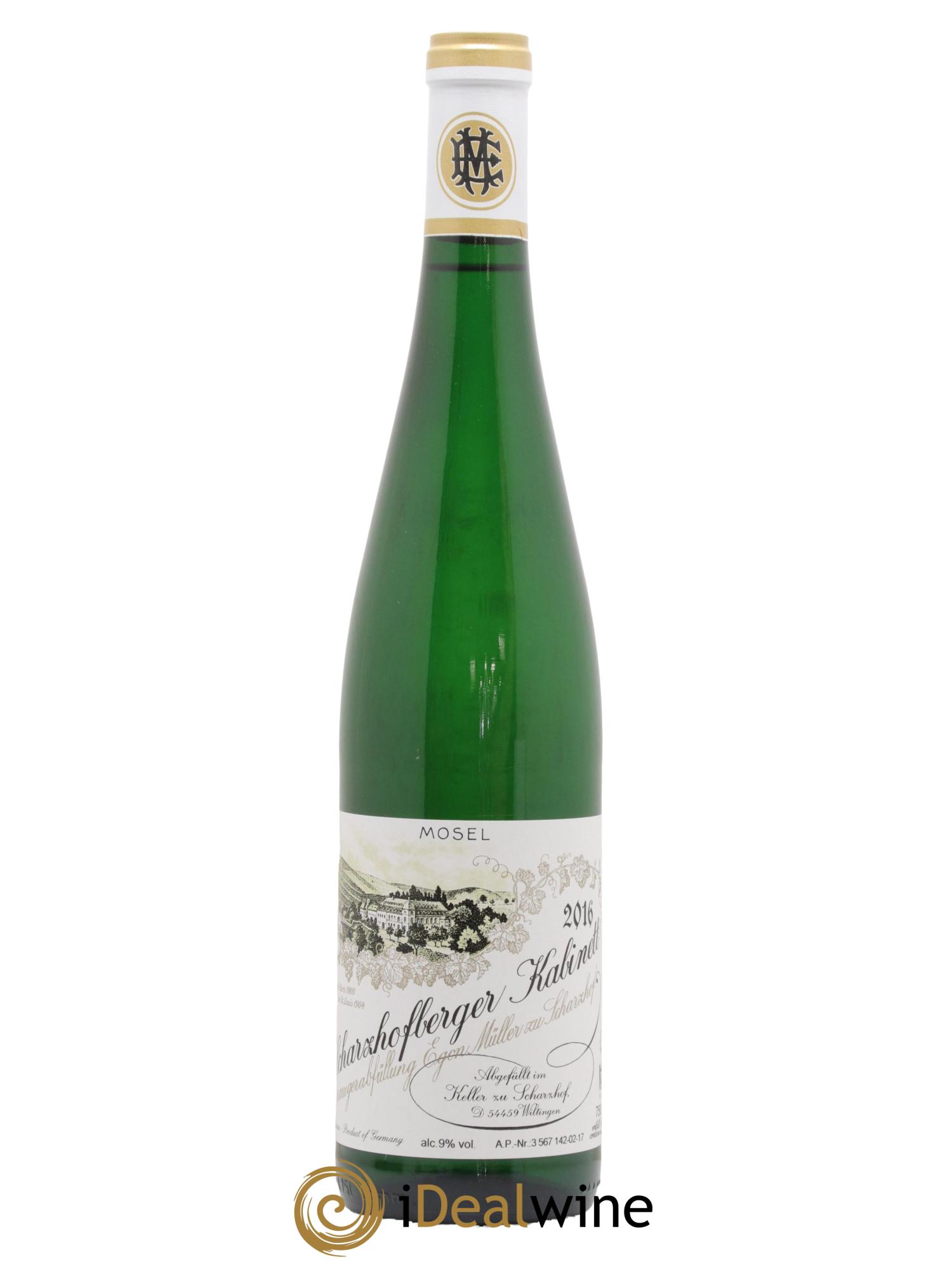 Riesling Scharzhofberger Kabinett Egon Muller 2016 - Posten von 1 Flasche - 0