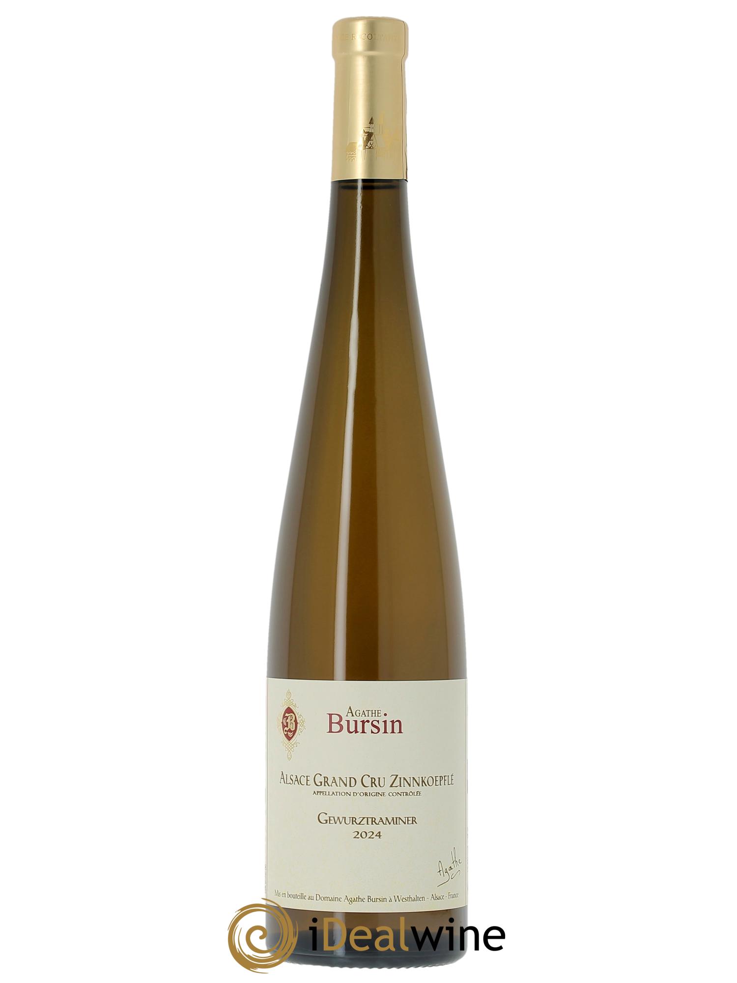 Alsace Gewurztraminer Grand Cru Zinnkoepflé Agathe Bursin  2024 - Lotto di 1 bottiglia - 0
