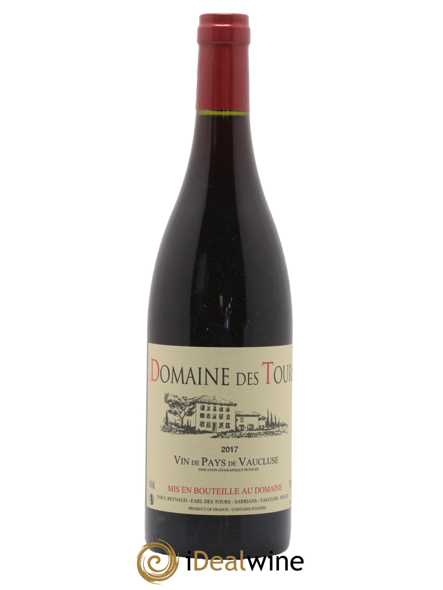 Vaucluse (Vin de Pays de Vaucluse) Domaine des Tours Emmanuel Reynaud 2017 - Lot de 1 bouteille - 0