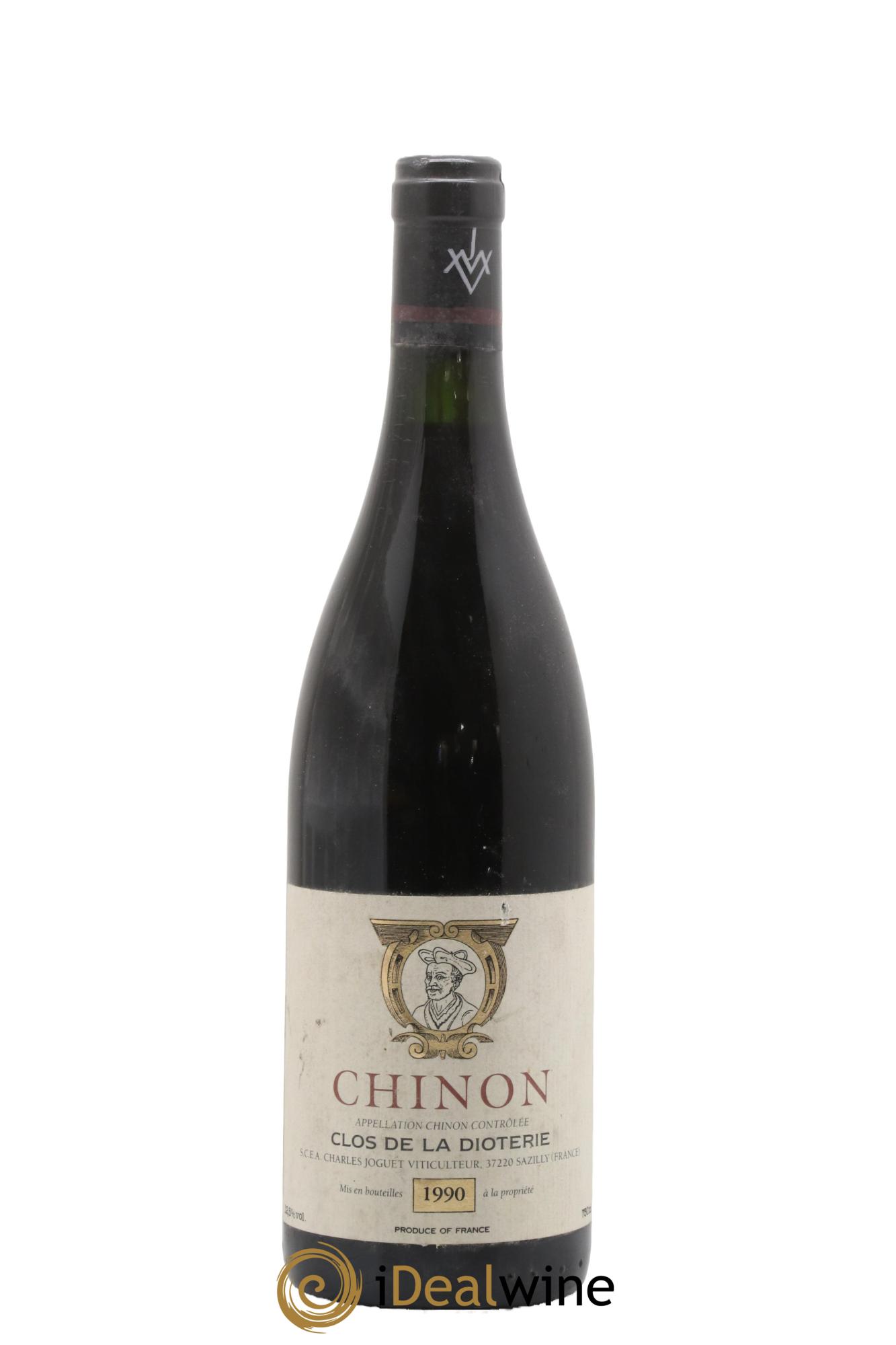 Chinon Clos de La Dioterie Charles Joguet 1990 - Posten von 1 Flasche - 0