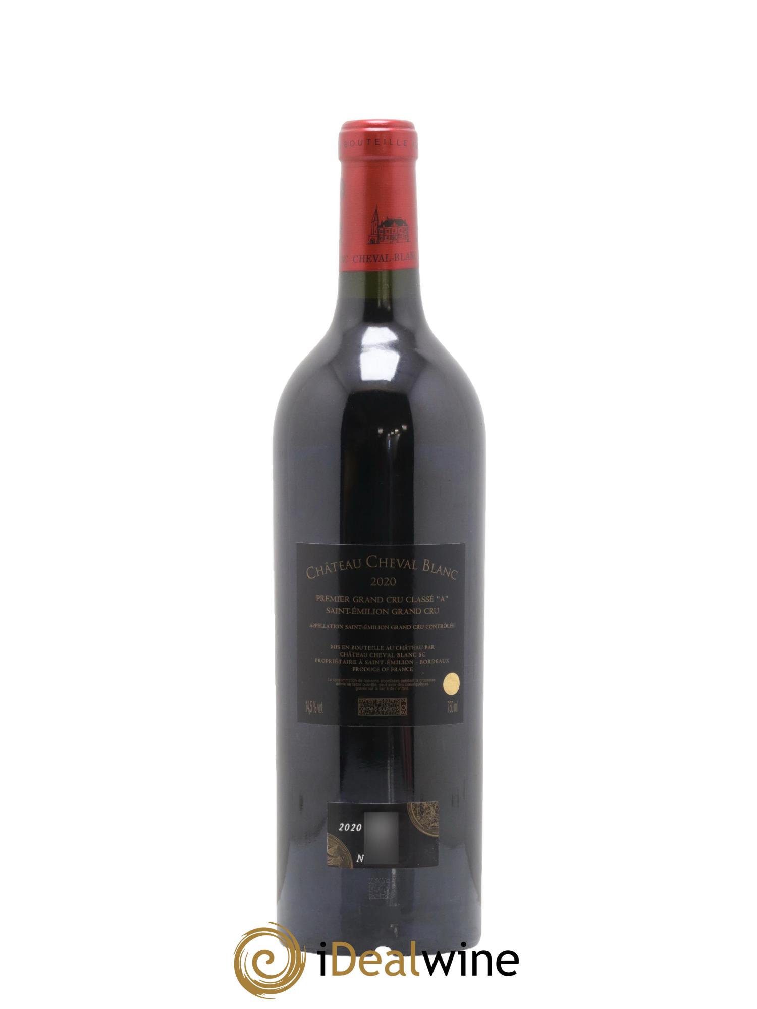 Château Cheval Blanc 1er Grand Cru Classé A 2020 - Lot de 1 bouteille - 2
