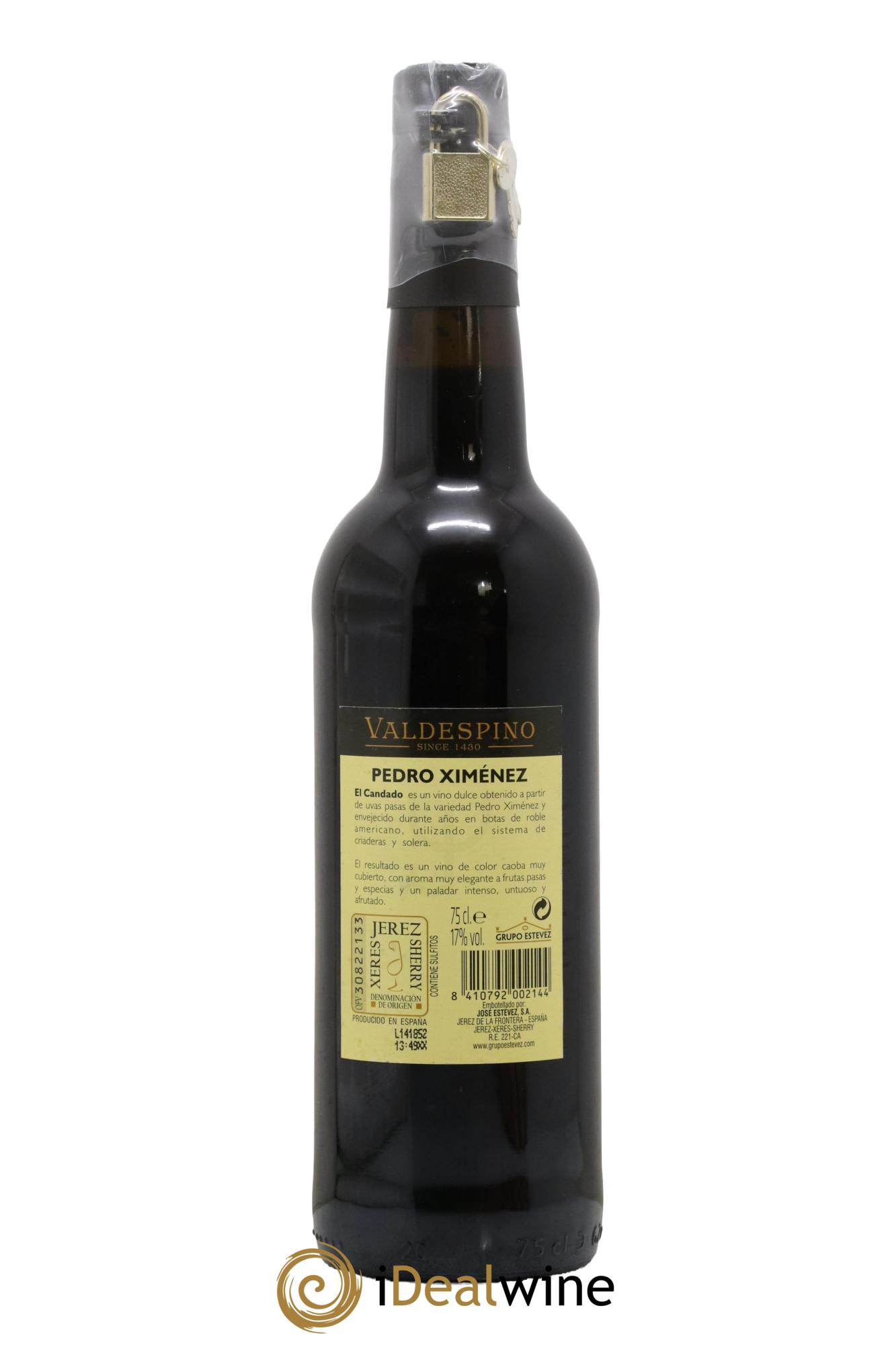 Jerez (Xerez, Sherry) El Candado Pedro Ximénez Valdespino - Lotto di 1 bottiglia - 1