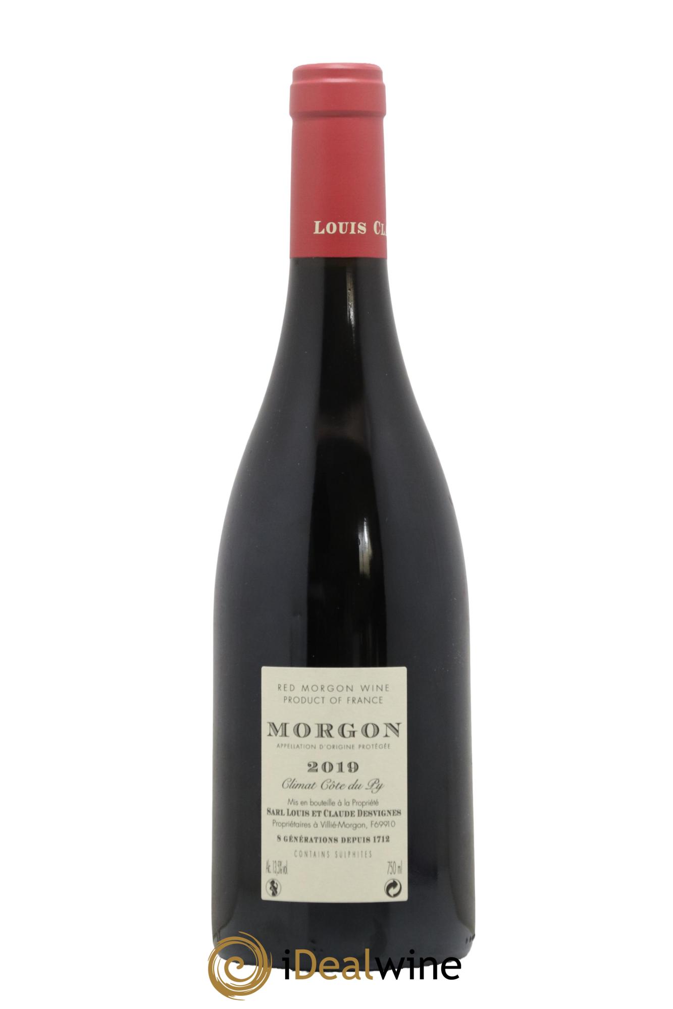 Morgon Côte du Py Louis-Claude Desvignes 2019 - Posten von 1 Flasche - 1