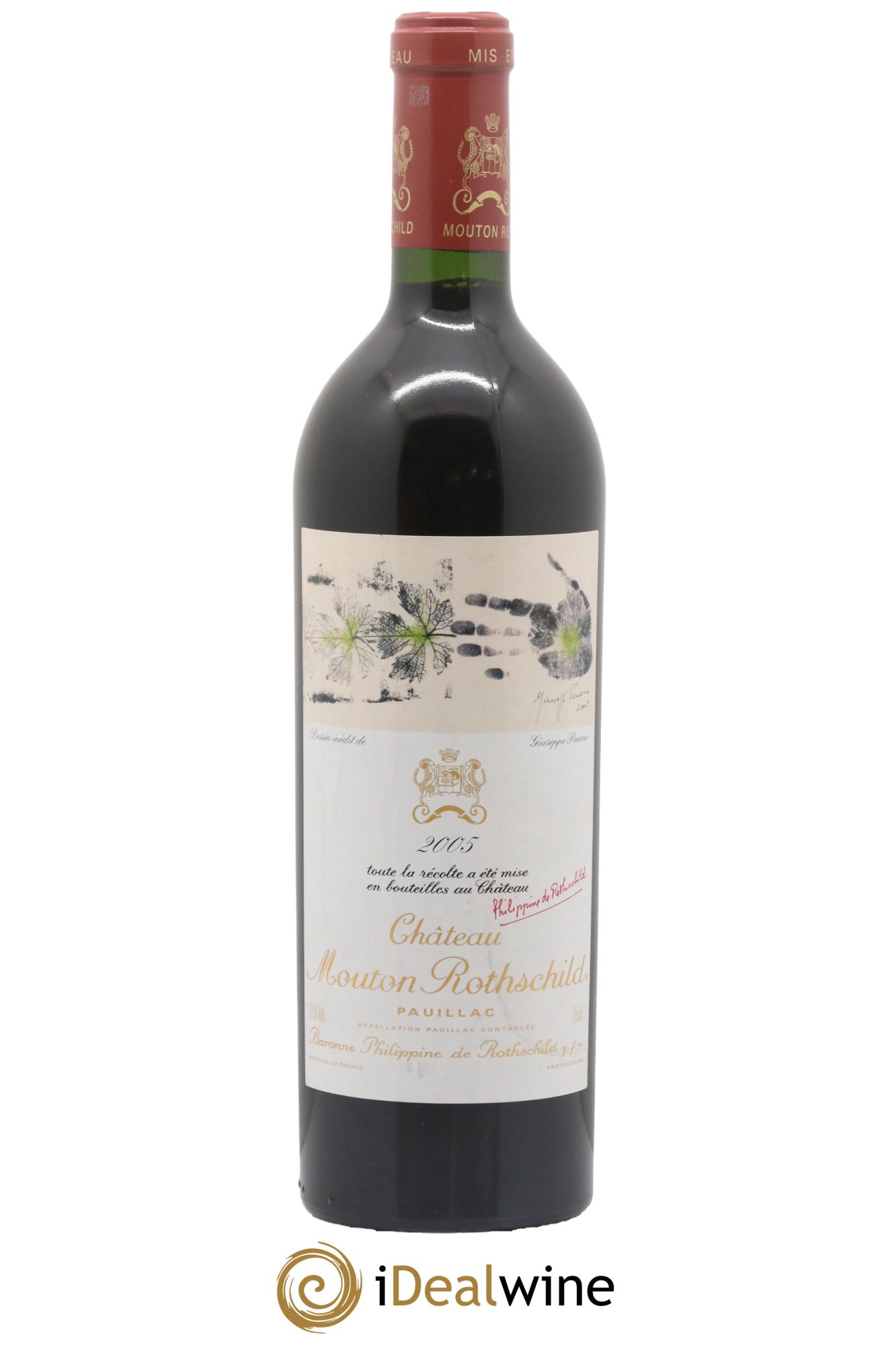 Château Mouton Rothschild 1er Grand Cru Classé 2005 - Lot of 1 bottle - 0