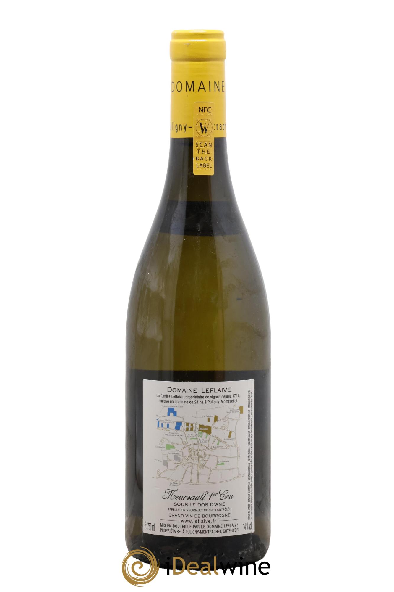 Meursault 1er Cru Sous le Dos d'Ane Leflaive (Domaine) 2019 - Lot of 1 bottle - 1