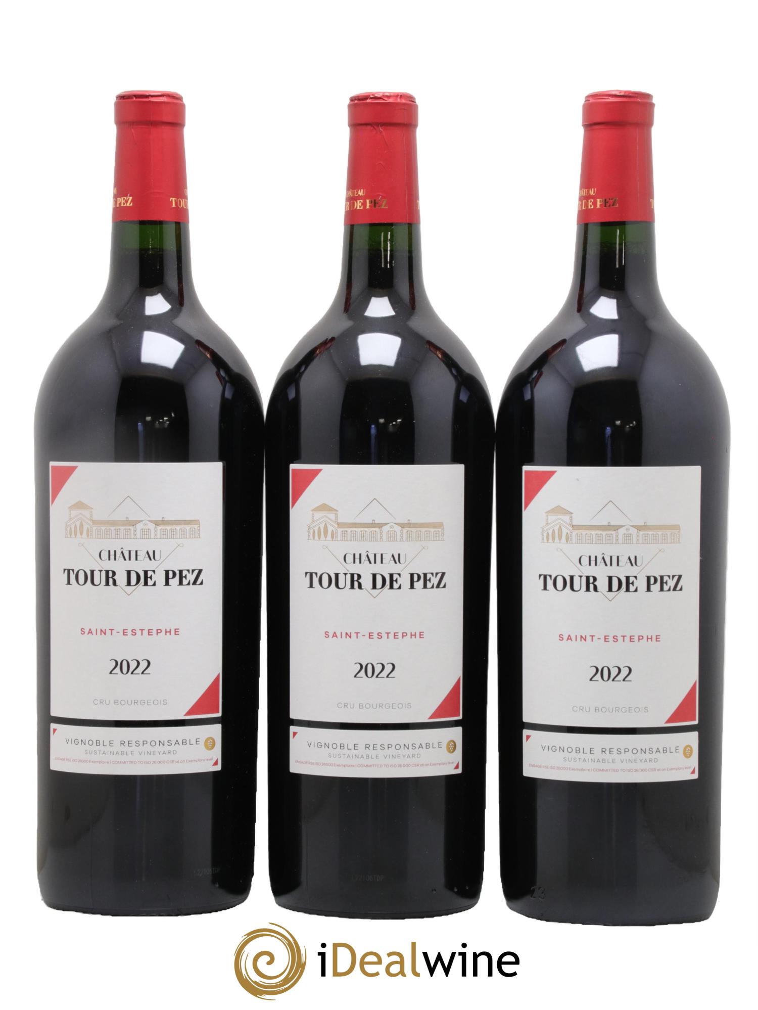 Château Tour de Pez Cru Bourgeois 2022 - Lot de 3 magnums - 0