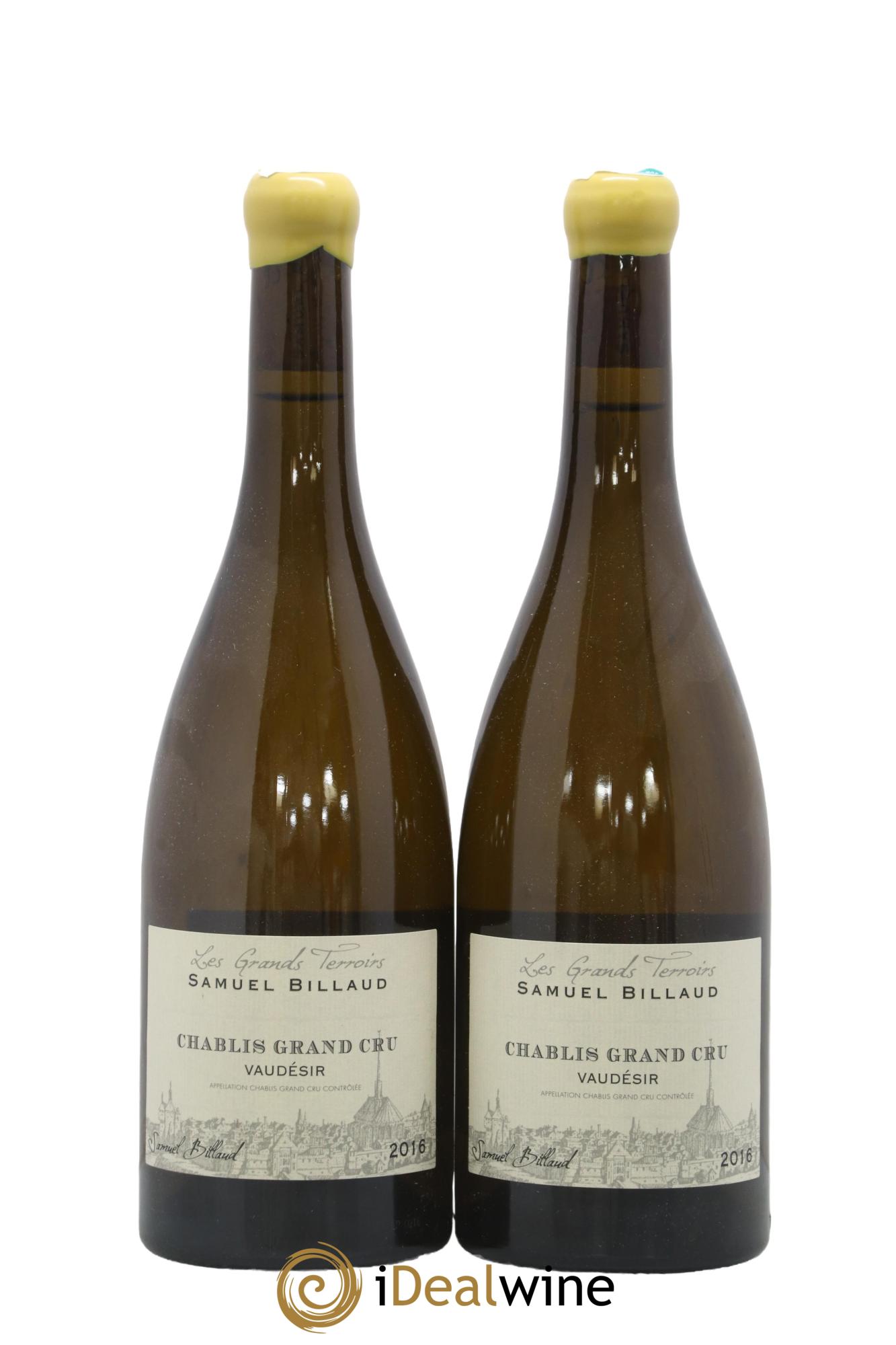 Chablis Grand Cru Vaudesir Samuel Billaud 2016 - Lotto di 2 bottiglie - 0