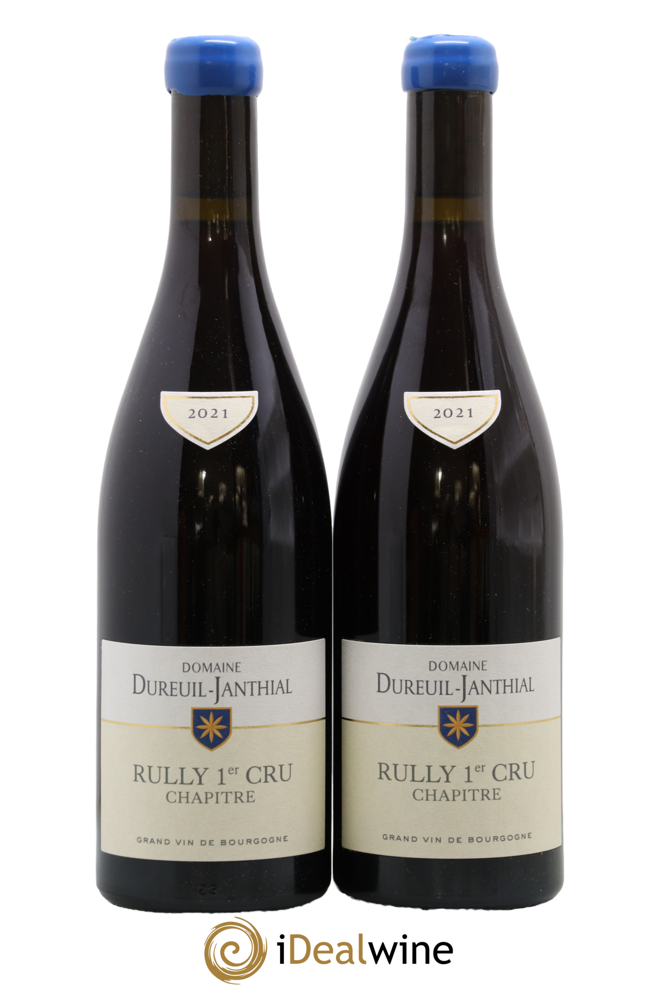 Rully 1er Cru Chapitre Vincent Dureuil-Janthial 2021 - Lot of 2 bottles - 0