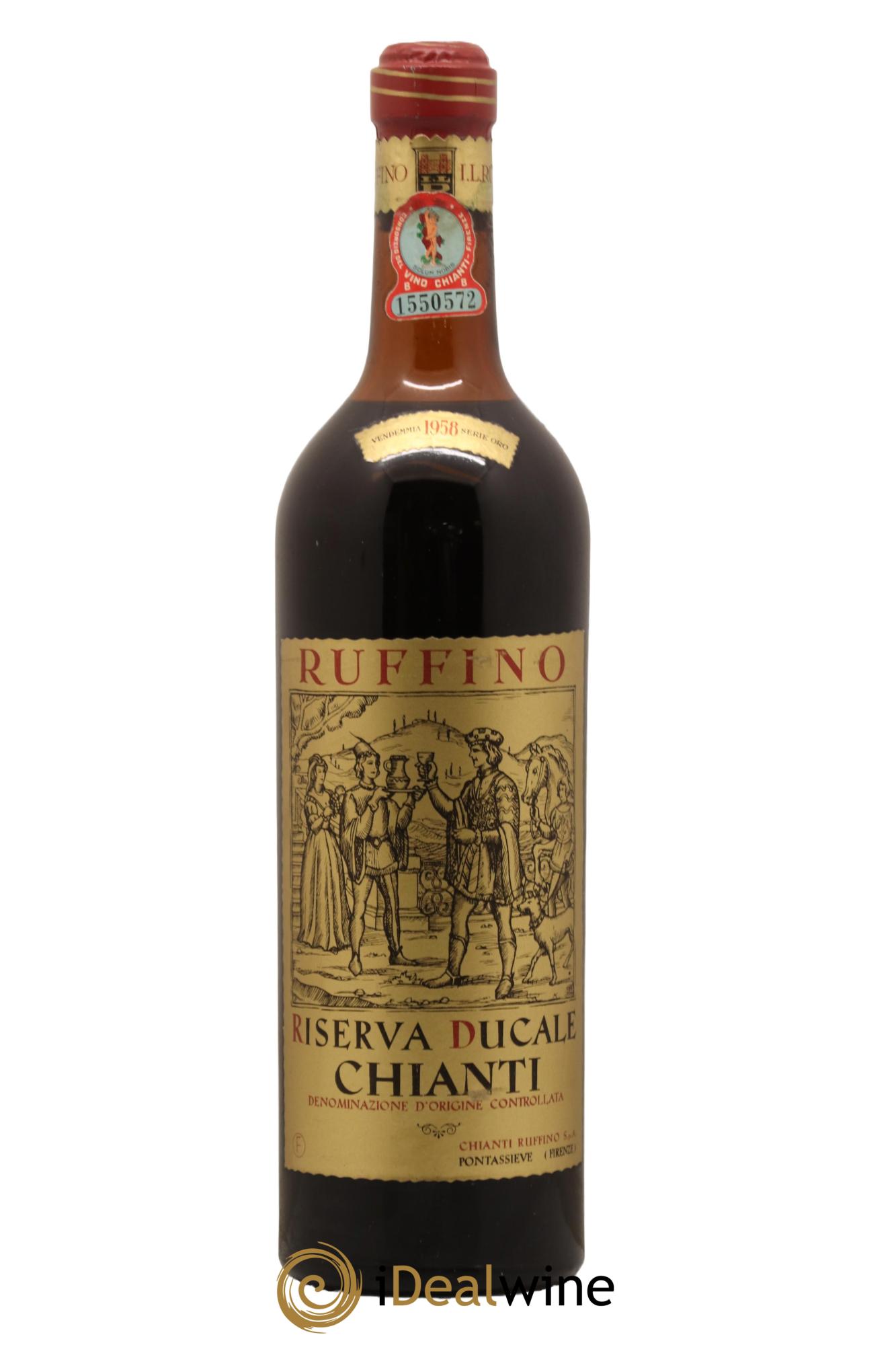 Chianti Classico DOCG Riserva Ducale Ruffino 1958 - Posten von 1 Flasche - 0