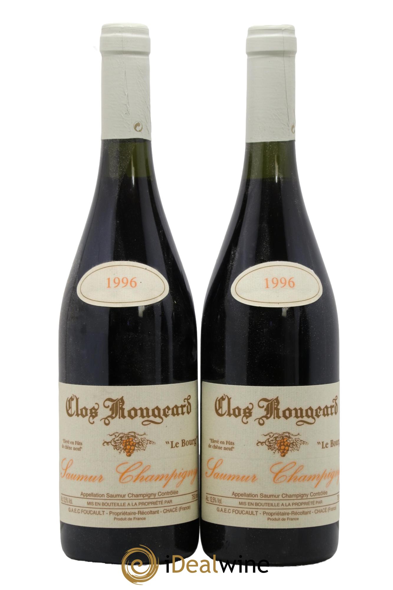 Saumur-Champigny Le Bourg Clos Rougeard 1996 - Lot de 2 bouteilles - 0