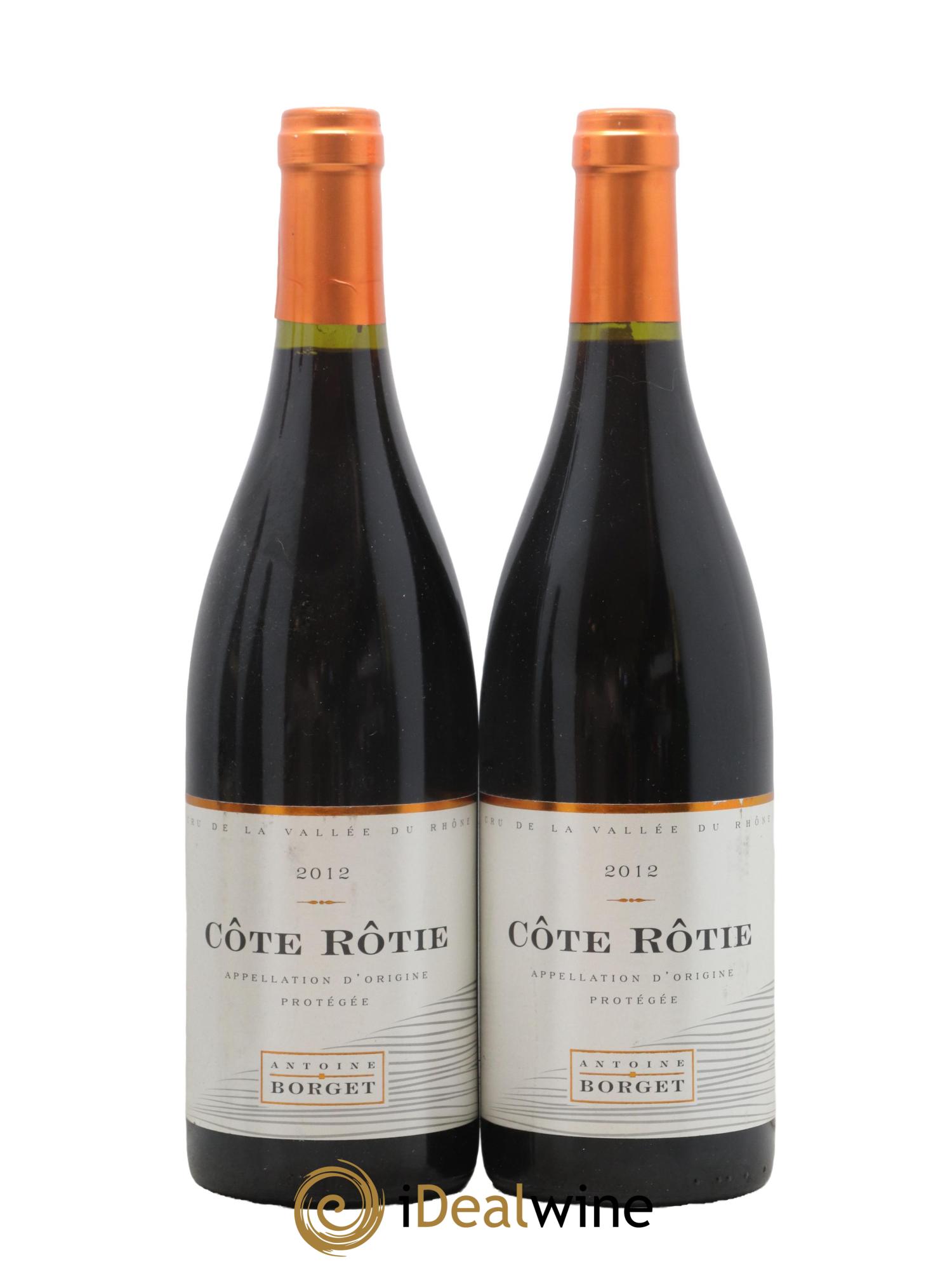 Côte-Rôtie Domaine Borget 2012 - Posten von 2 Flaschen - 0