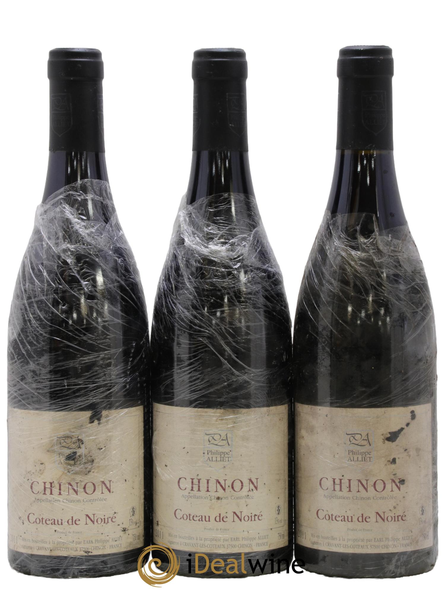 Chinon Coteau de Noiré Philippe Alliet 2011 - Posten von 3 Flaschen - 0