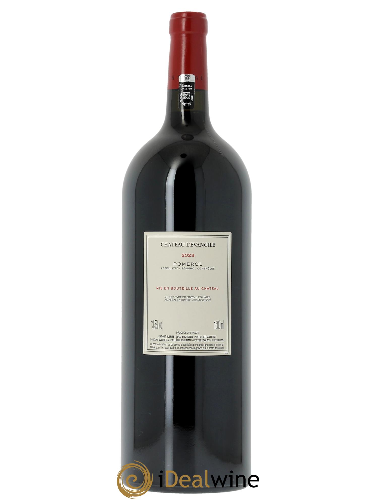 Château l' Évangile (CBO à partir de 3 mgs) 2023 - Lot de 1 magnum - 1