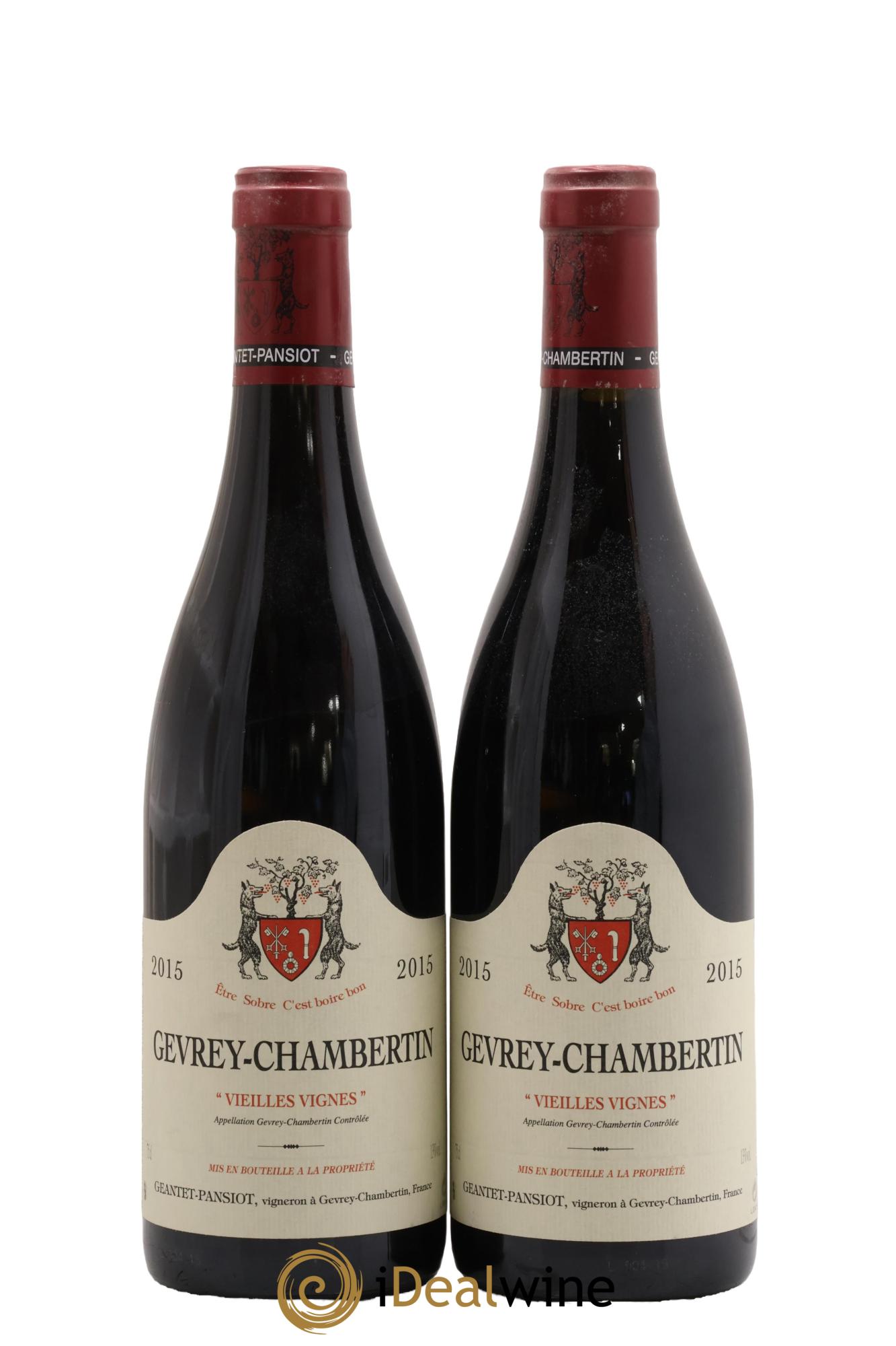 Gevrey-Chambertin Vieilles vignes Geantet-Pansiot 2015 - Lot de 2 bouteilles - 0