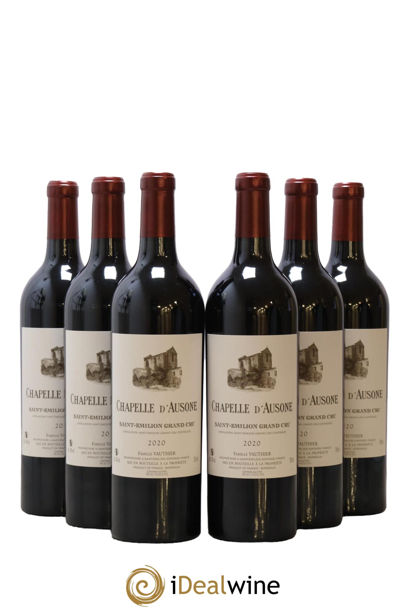 Chapelle d'Ausone Second Vin 2020 - Posten von 6 Flaschen - 0