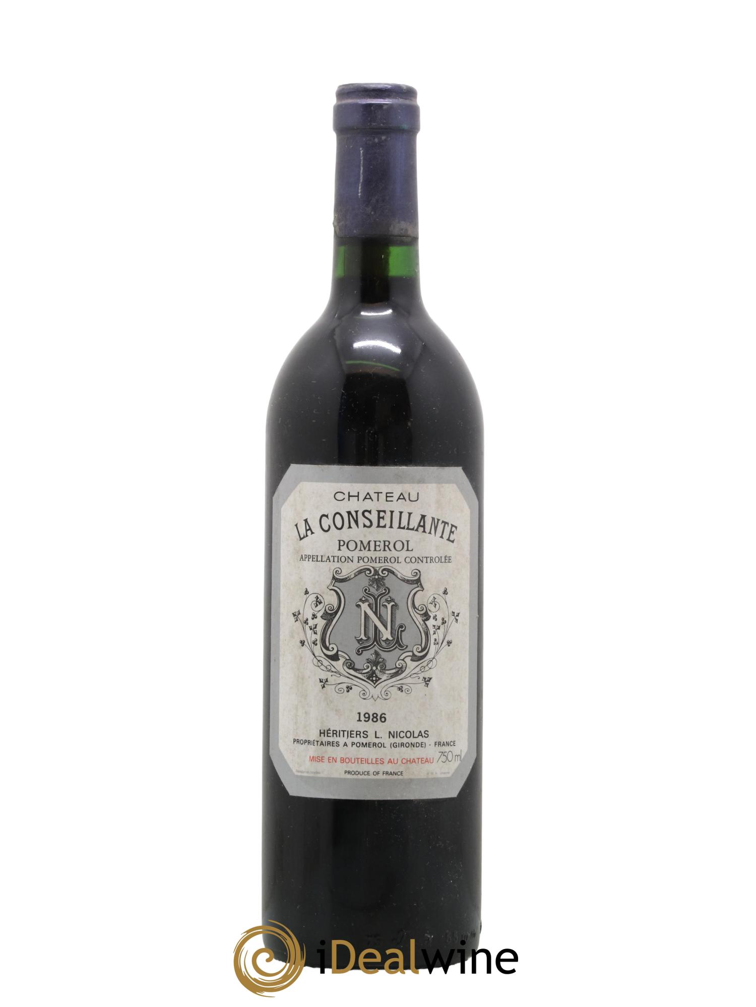 Château la Conseillante 1986 - Lot de 1 bouteille - 0