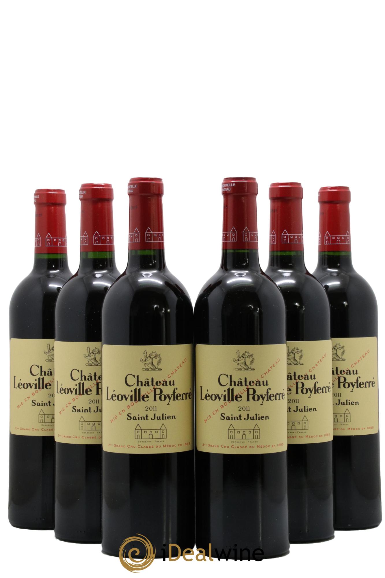 Château Léoville Poyferré 2ème Grand Cru Classé 2011 - Lot of 6 bottles - 0