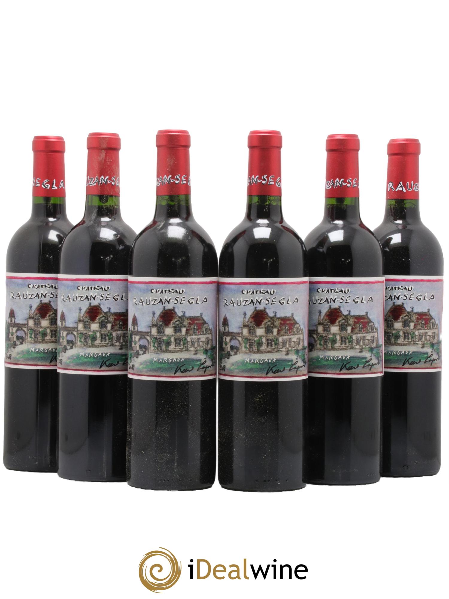 Château Rauzan Ségla Grand Cru Classé 2009 - Posten von 6 Flaschen - 0