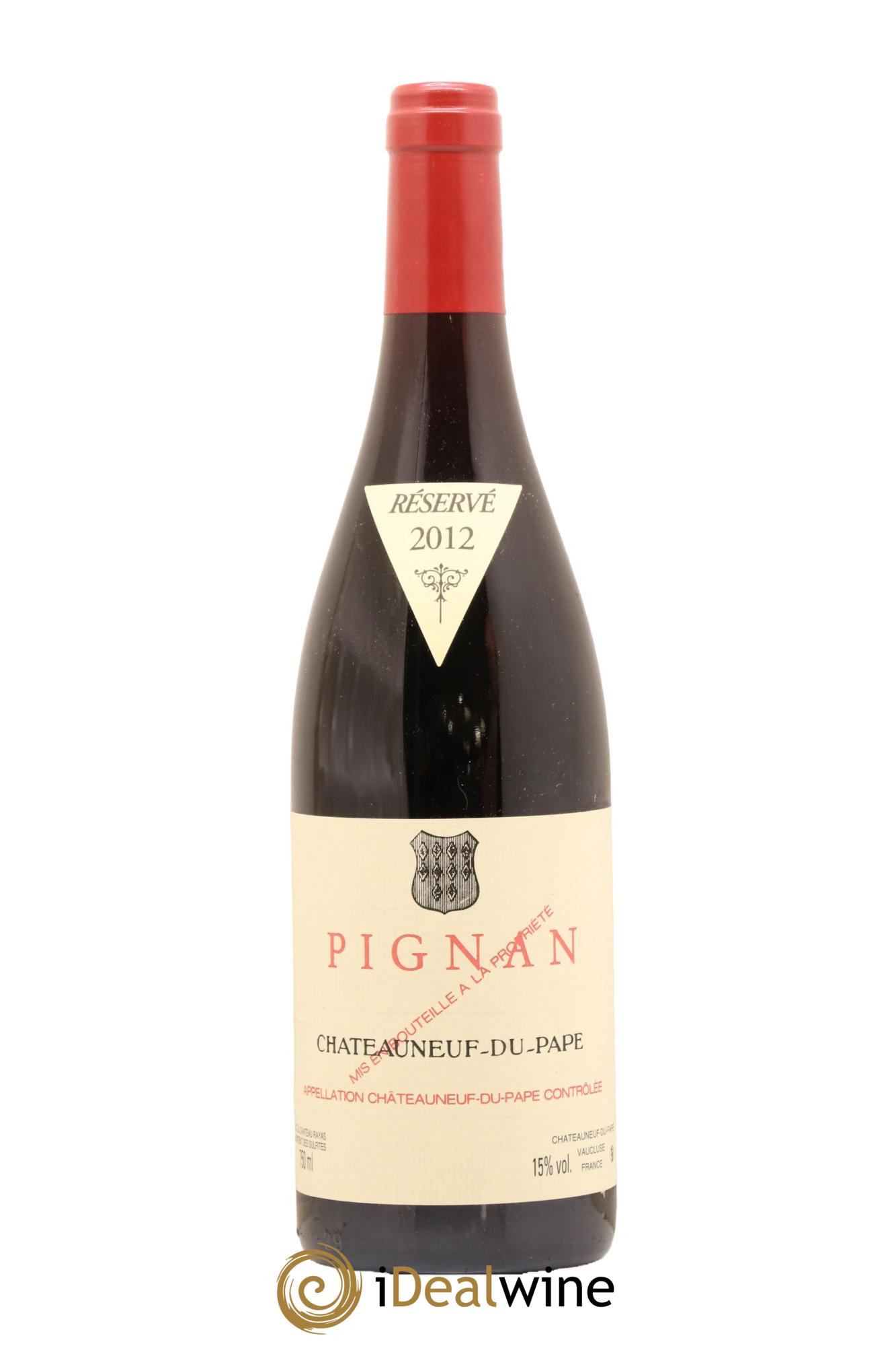 Châteauneuf-du-Pape Pignan Emmanuel Reynaud 2012 - Posten von 1 Flasche - 0