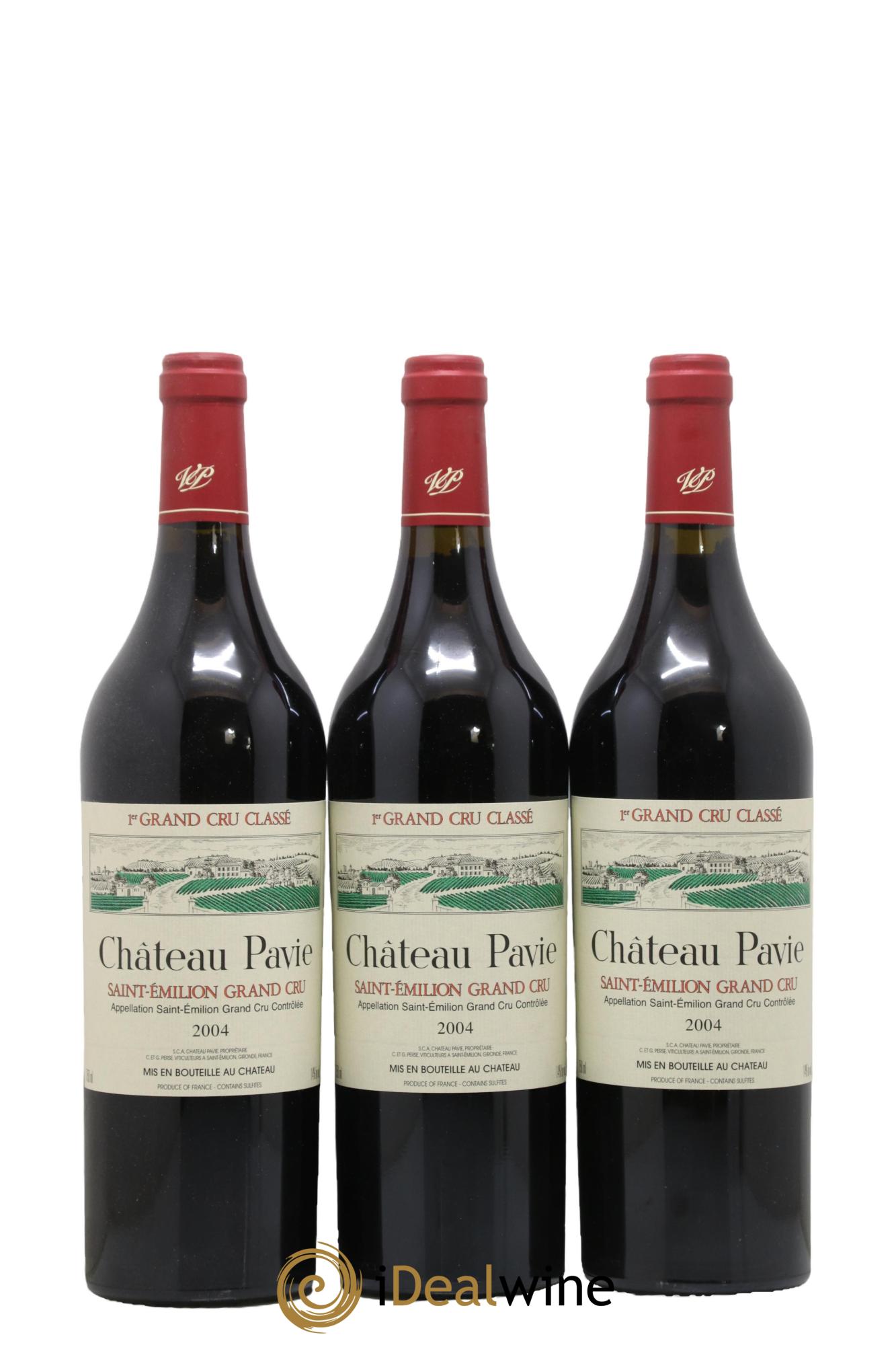 Château Pavie 1er Grand Cru Classé A 2004 - Lot de 6 bouteilles - 2
