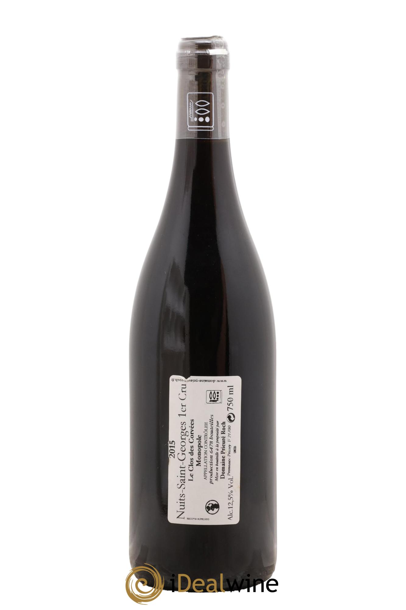 Nuits-Saint-Georges 1er Cru Le Clos des Corvées Prieuré Roch Monopole 2015 - Lotto di 1 bottiglia - 1