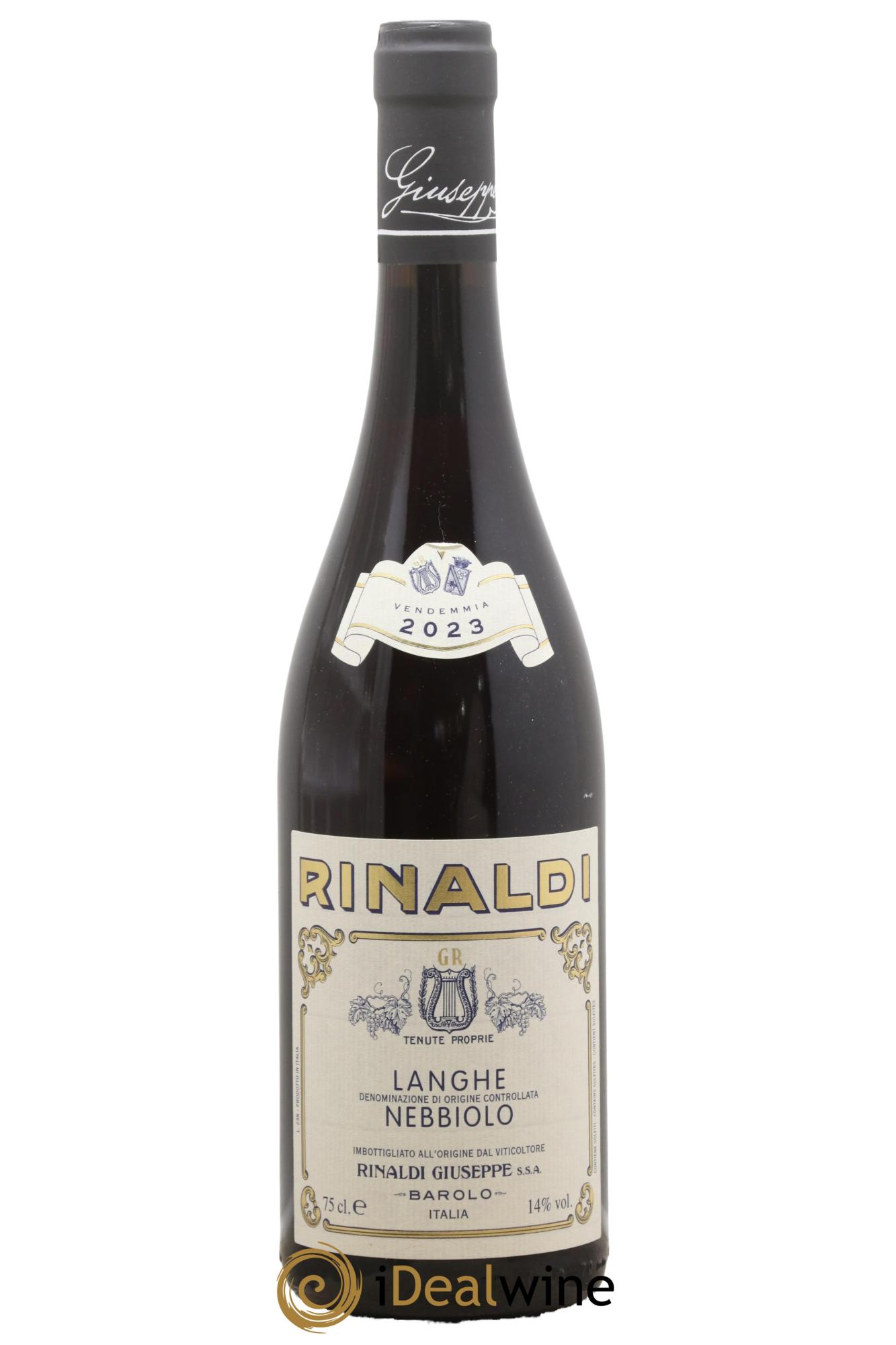 Langhe DOC Nebbiolo Giuseppe Rinaldi 2023 - Lot of 1 bottle - 0
