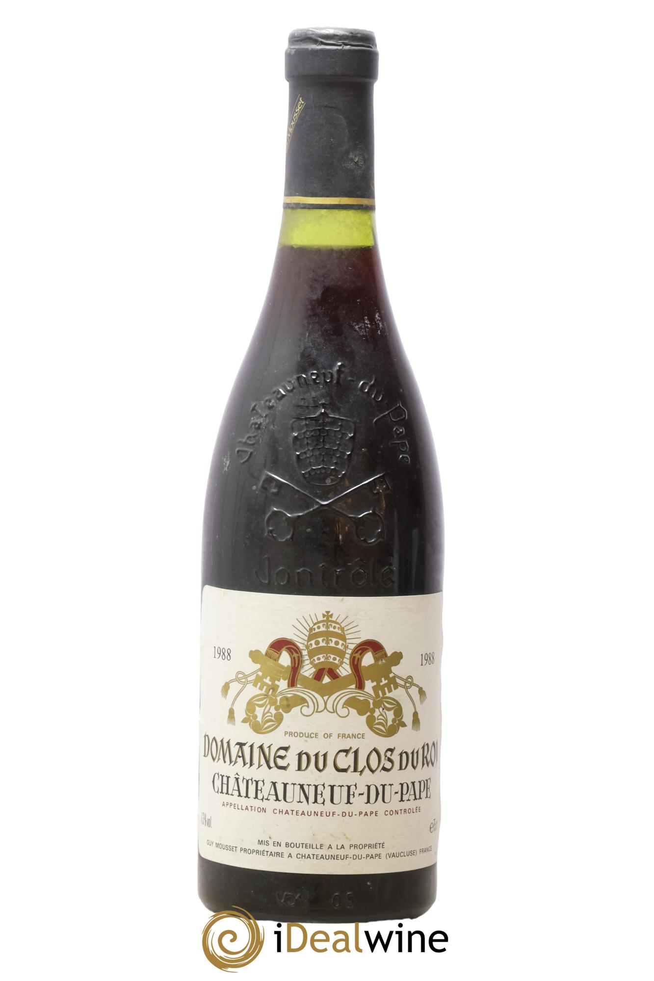 Châteauneuf-du-Pape Domaine du Clos du Roi 1988 - Lot de 1 bouteille - 0