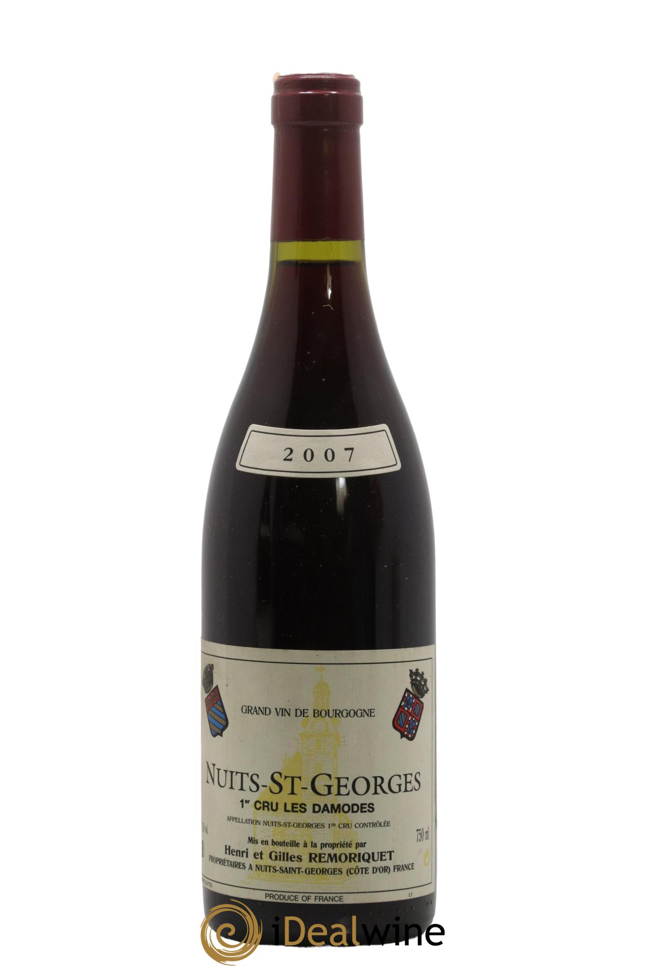 Nuits-Saint-Georges 1er Cru Les Damodes Gilles Remoriquet 2007 - Lot de 1 bouteille - 0