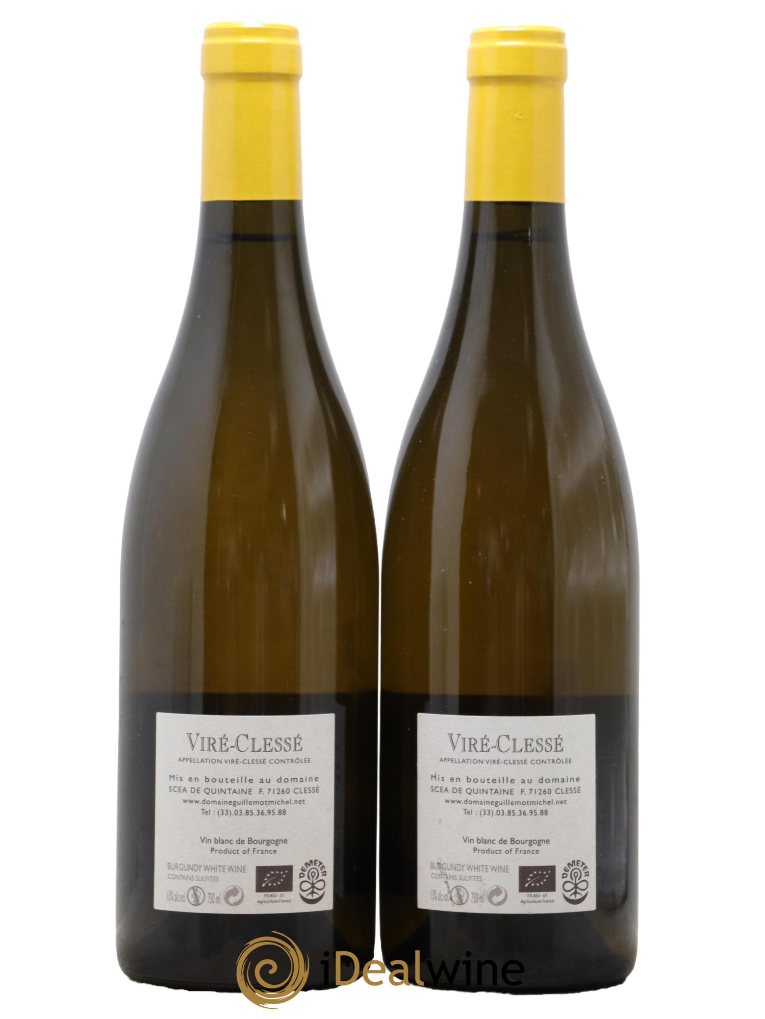 Viré-Clessé Quintaine Domaine Guillemot-Michel 2017 - Lot de 2 bouteilles - 1