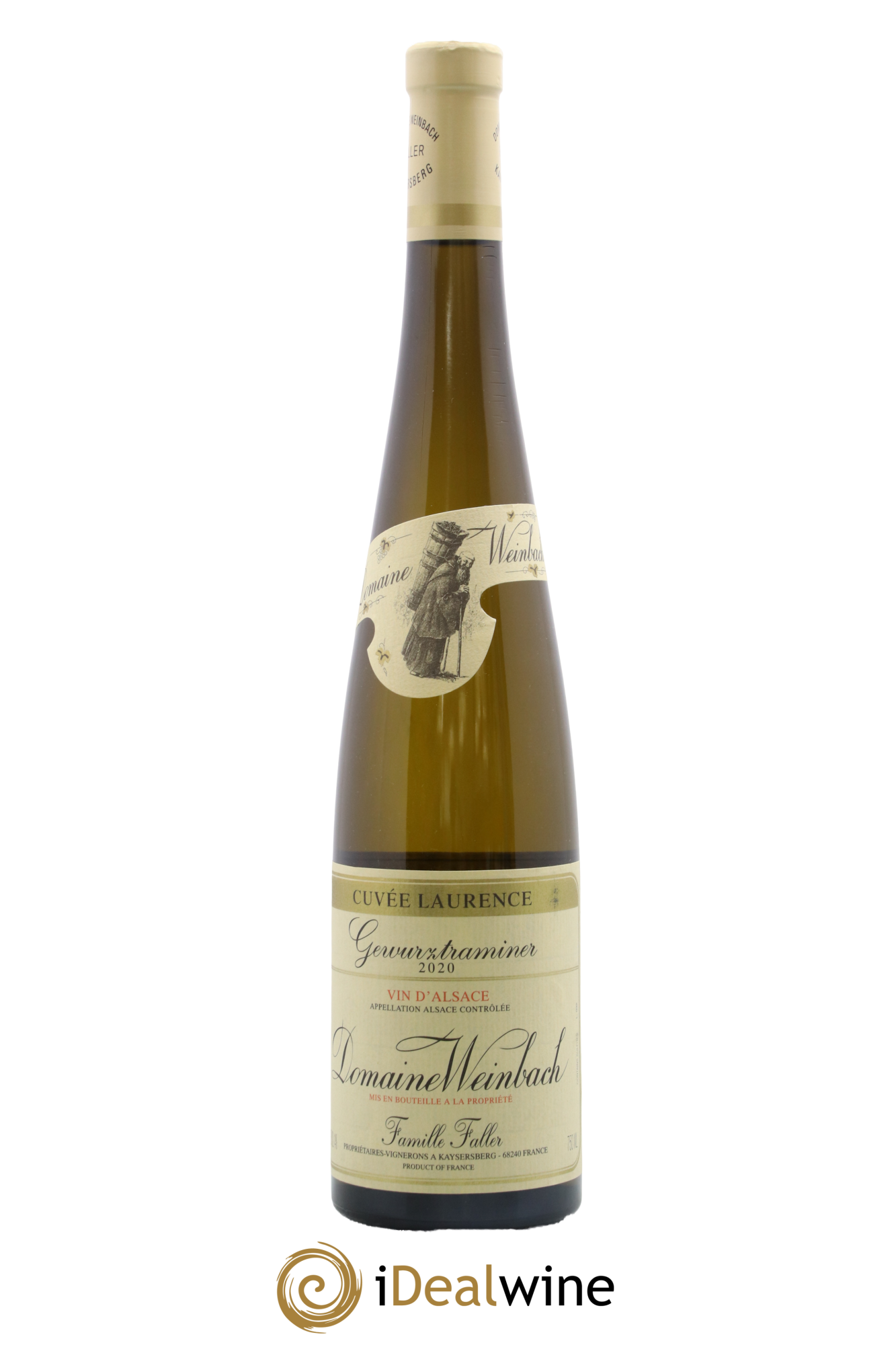 Alsace Gewurztraminer Cuvée Laurence Weinbach (Domaine) 2020 - Lot de 1 bouteille - 0
