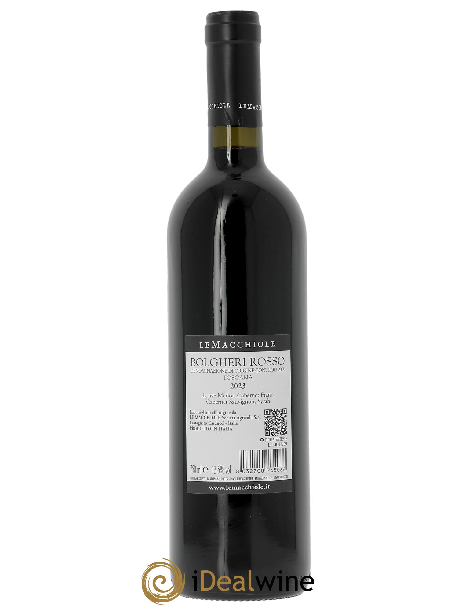 Bolgheri Le Macchiole DOC Rosso 2023 - Lot de 1 bouteille - 1