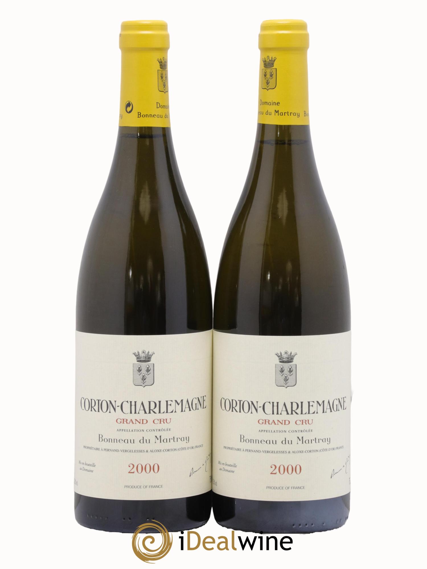 Corton-Charlemagne Grand Cru Bonneau du Martray (Domaine) 2000 - Lot de 2 bouteilles - 0