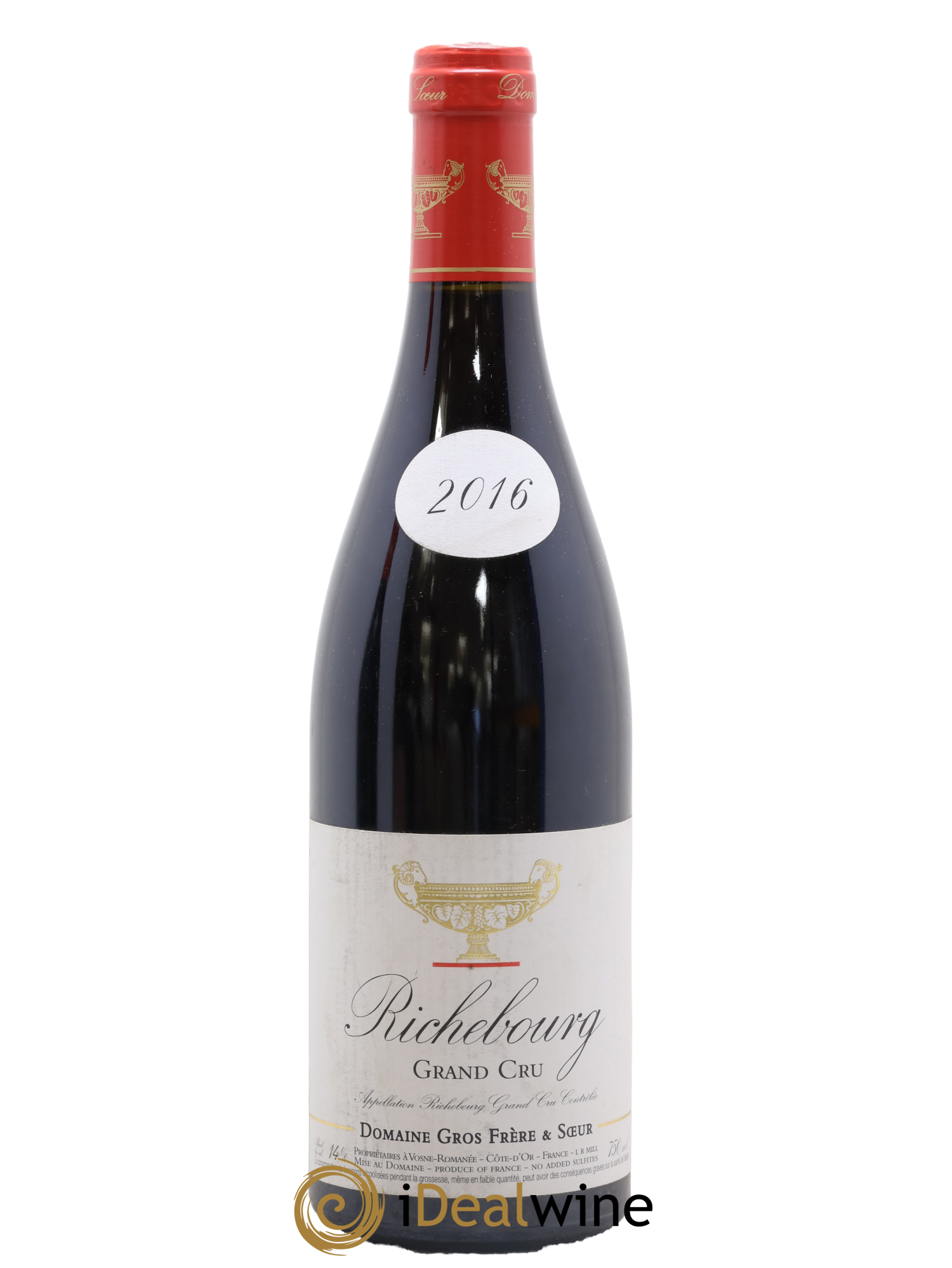 Richebourg Grand Cru Gros Frère & Soeur 2016 - Posten von 1 Flasche - 0