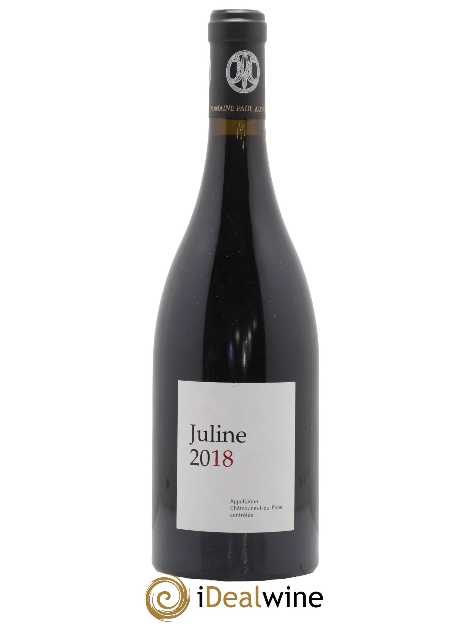 Châteauneuf-du-Pape Juline Domaine Paul Autard 2018 - Lot de 1 bouteille - 0