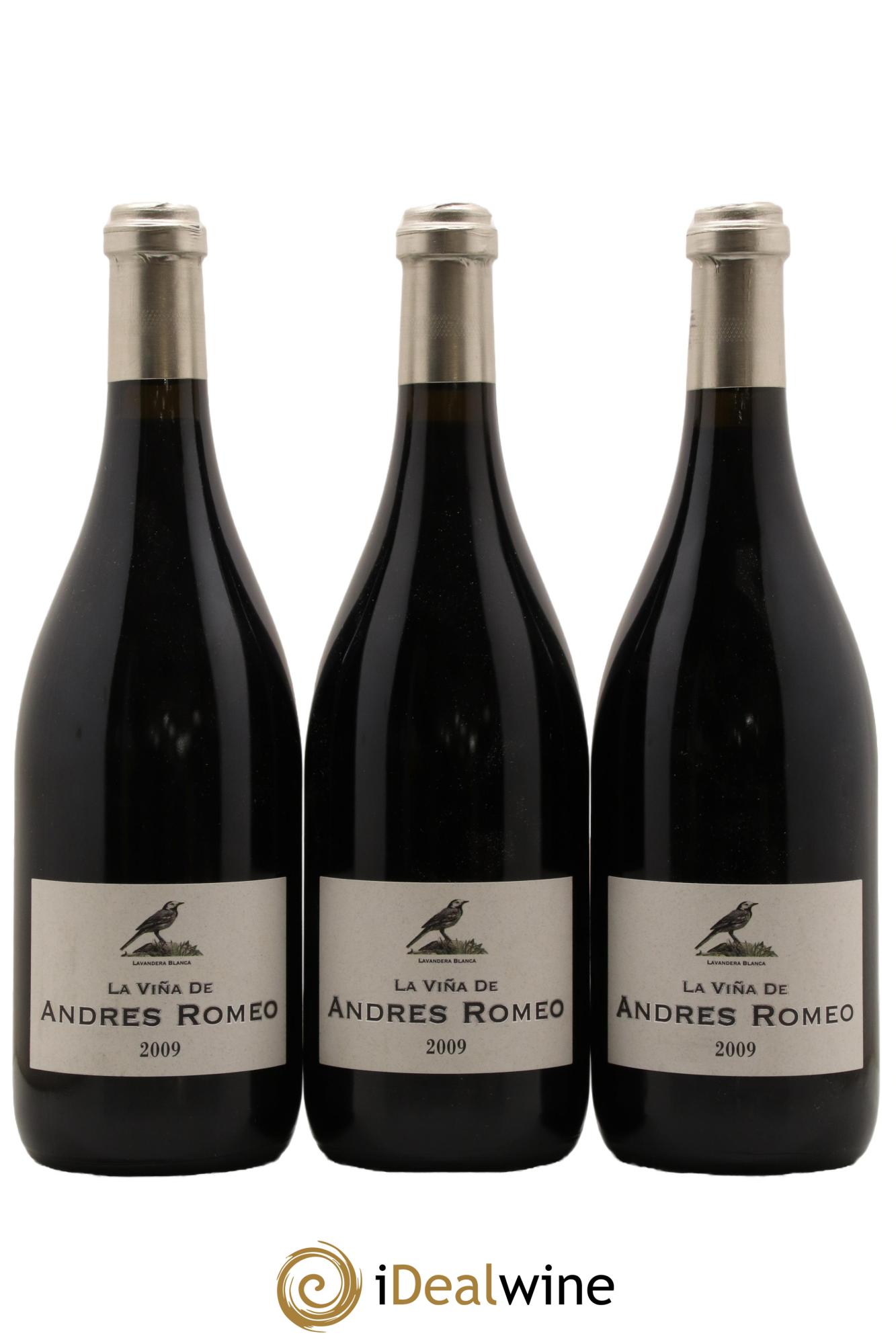 Rioja DOCA La Vina de Andres Romeo 2009 - Lot de 3 bouteilles - 0