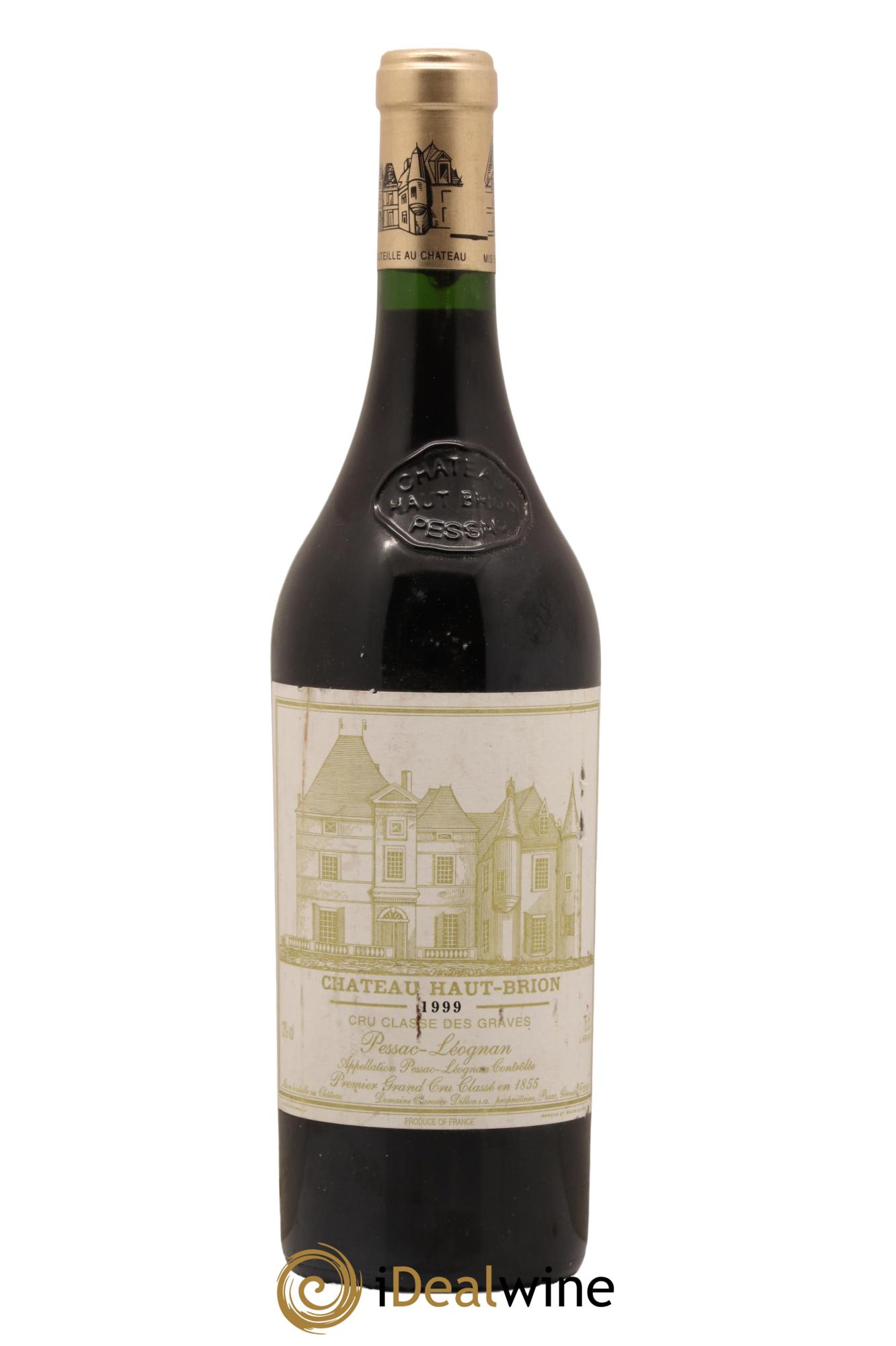Château Haut Brion 1er Grand Cru Classé 1999 - Lot de 1 bouteille - 0